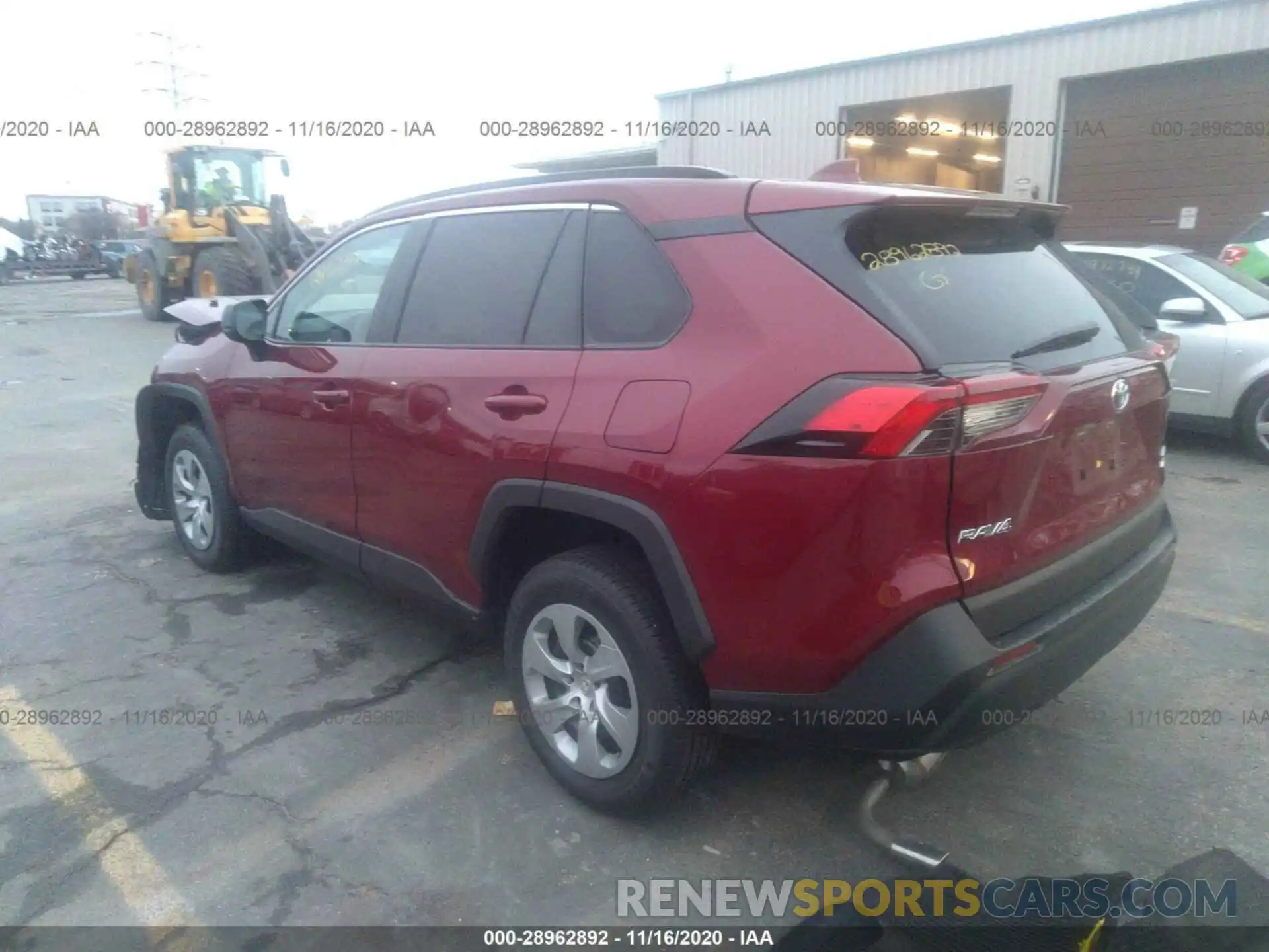 3 Photograph of a damaged car 2T3F1RFVXLW096427 TOYOTA RAV4 2020