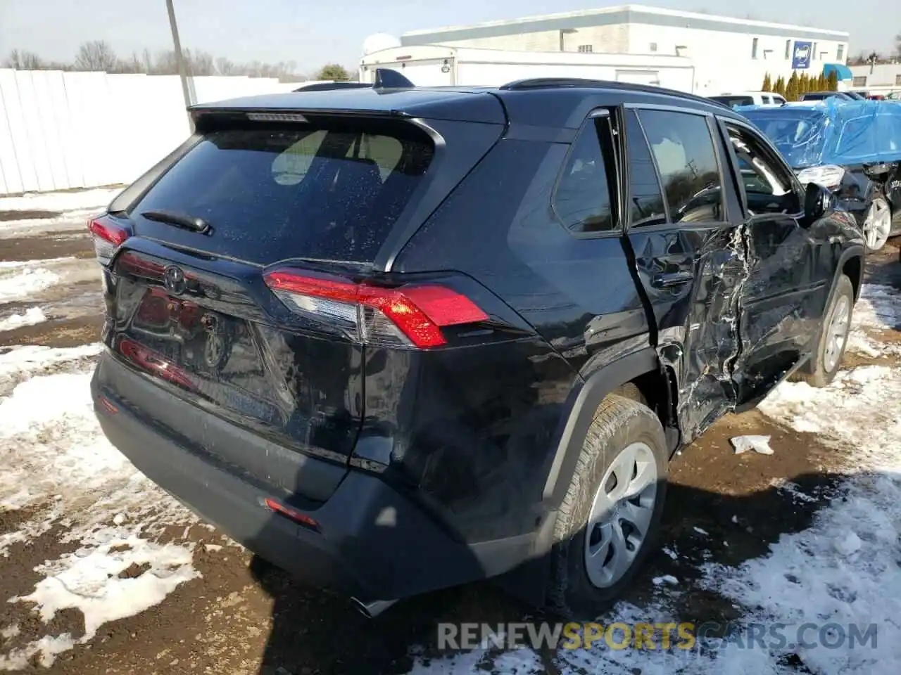 4 Photograph of a damaged car 2T3F1RFVXLW117647 TOYOTA RAV4 2020