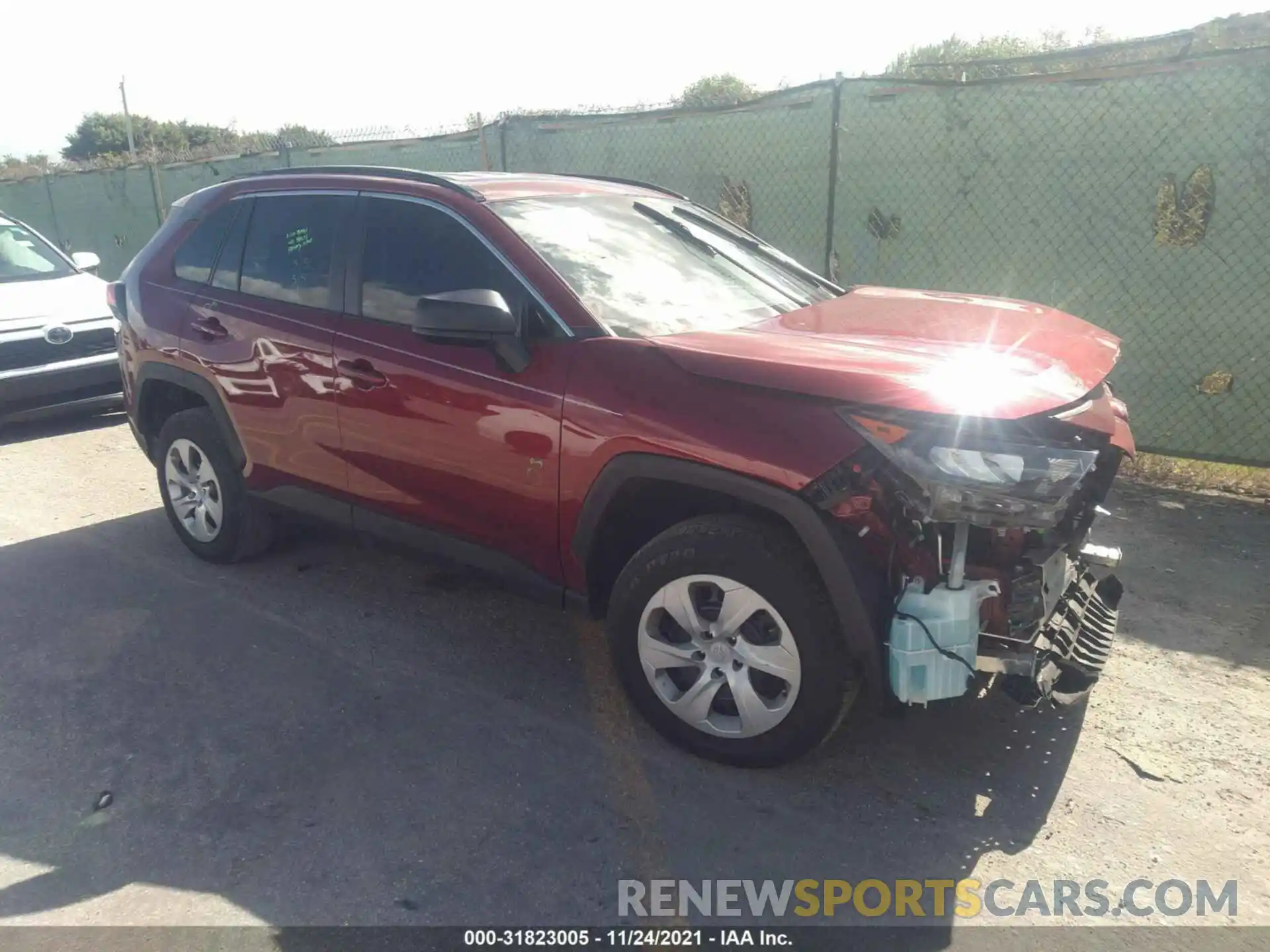 1 Photograph of a damaged car 2T3F1RFVXLW128566 TOYOTA RAV4 2020