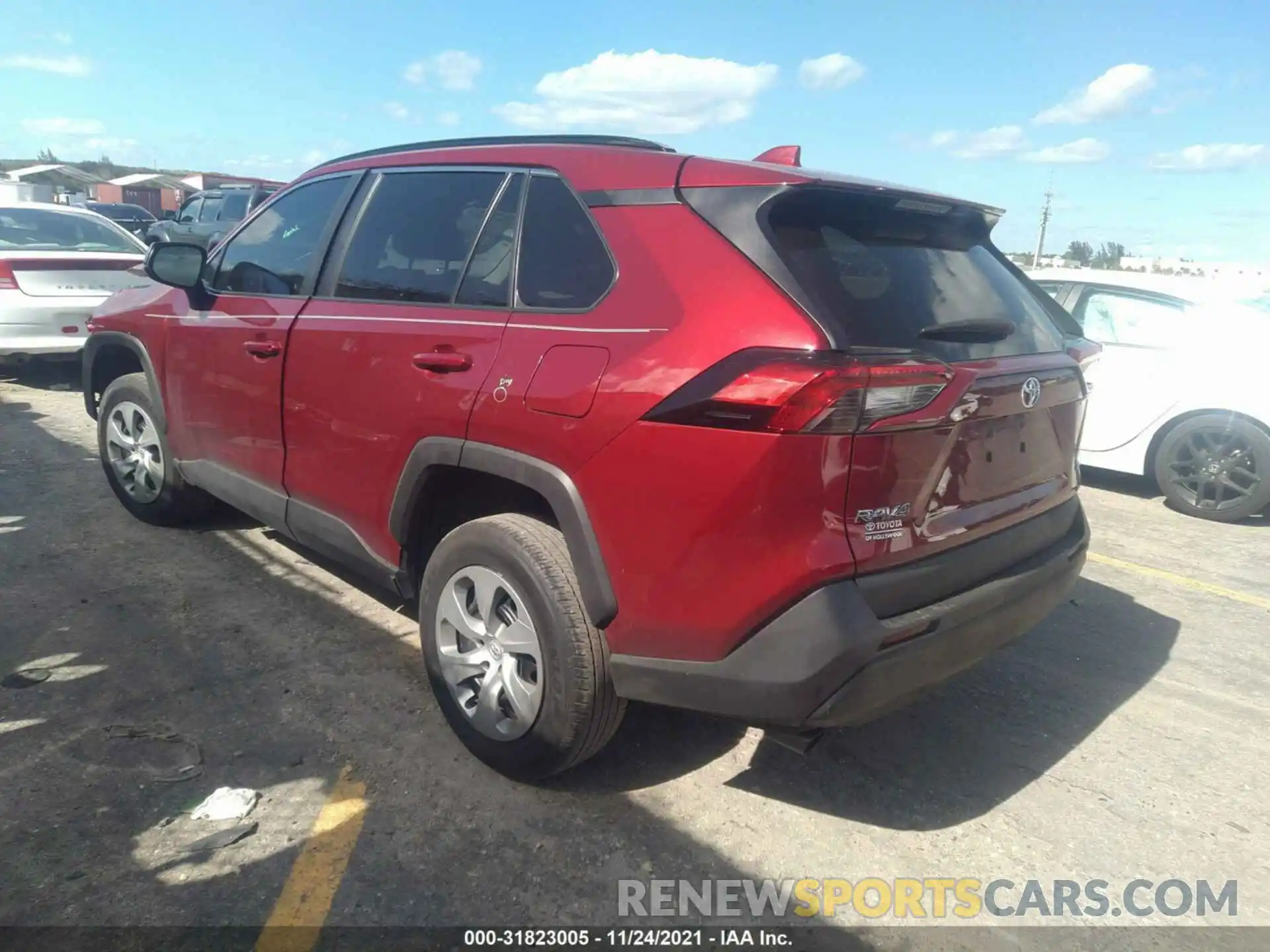 3 Photograph of a damaged car 2T3F1RFVXLW128566 TOYOTA RAV4 2020