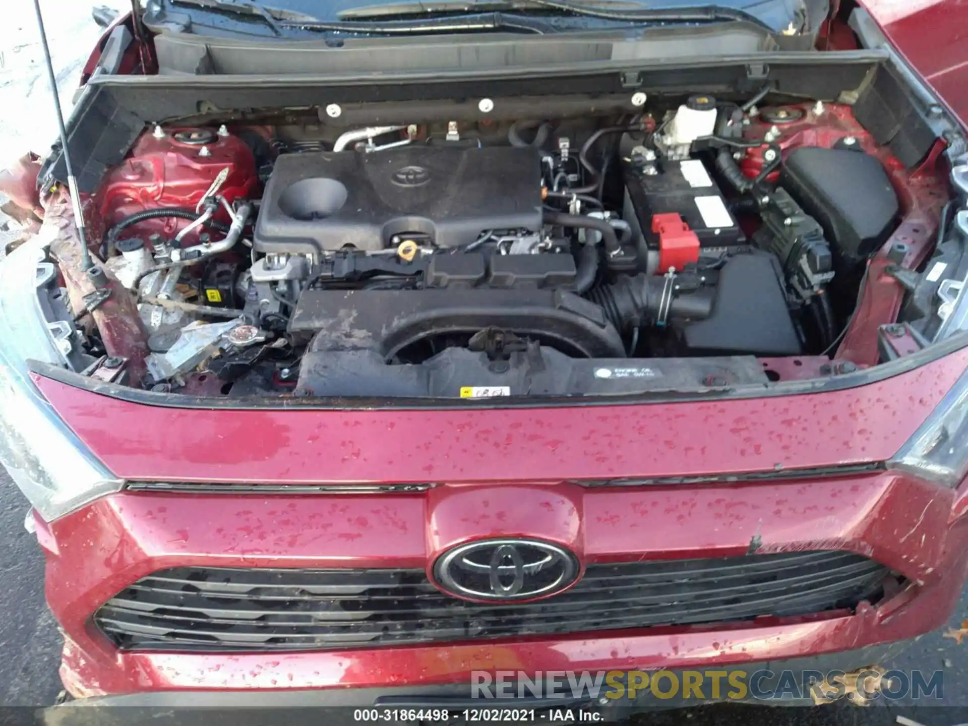 10 Фотография поврежденного автомобиля 2T3F1RFVXLW135792 TOYOTA RAV4 2020