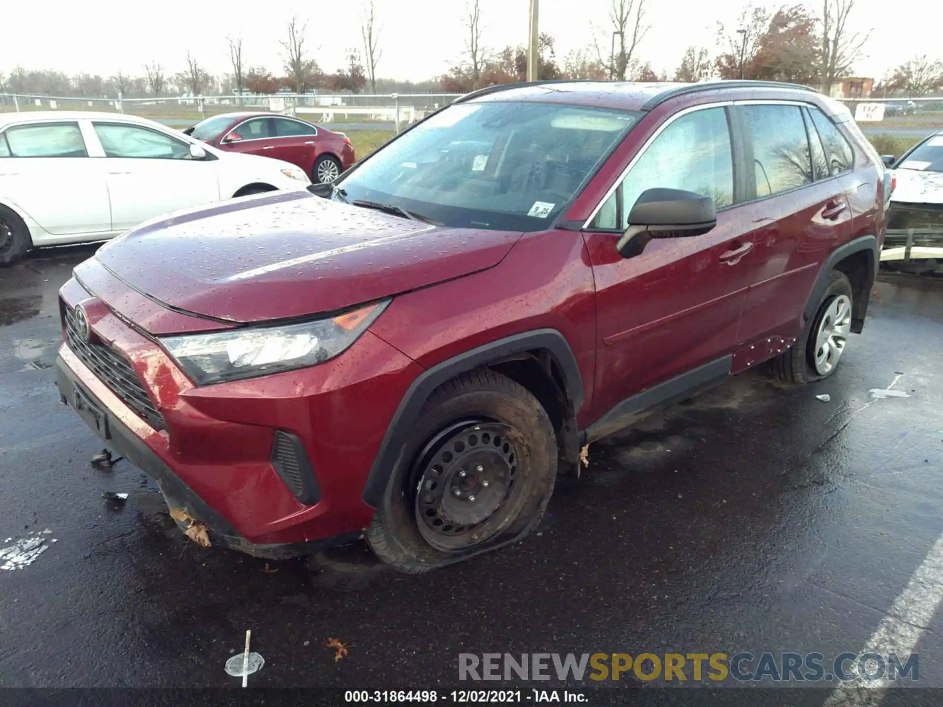 2 Photograph of a damaged car 2T3F1RFVXLW135792 TOYOTA RAV4 2020