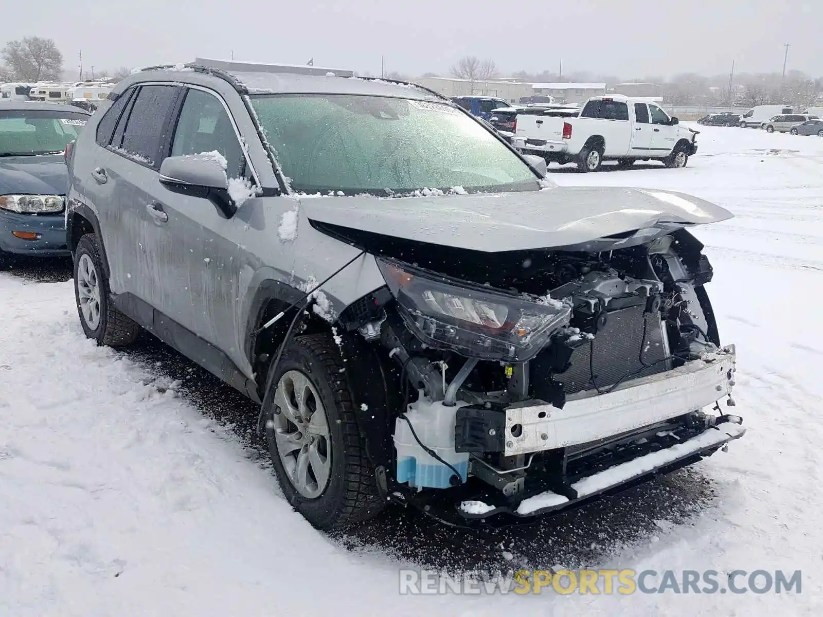 1 Photograph of a damaged car 2T3G1RFV0LC061188 TOYOTA RAV4 2020