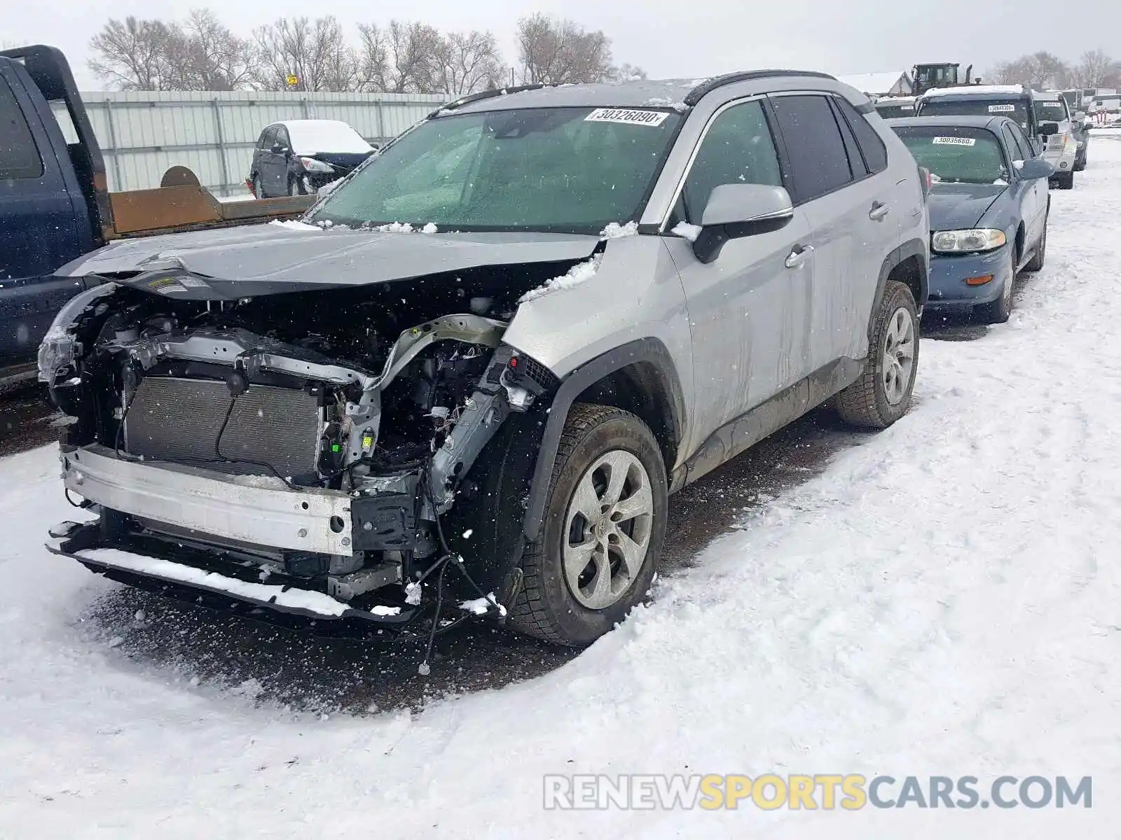 2 Photograph of a damaged car 2T3G1RFV0LC061188 TOYOTA RAV4 2020