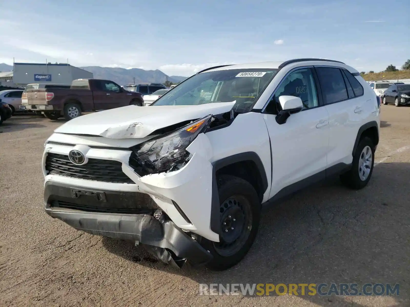 2 Photograph of a damaged car 2T3G1RFV0LC063555 TOYOTA RAV4 2020