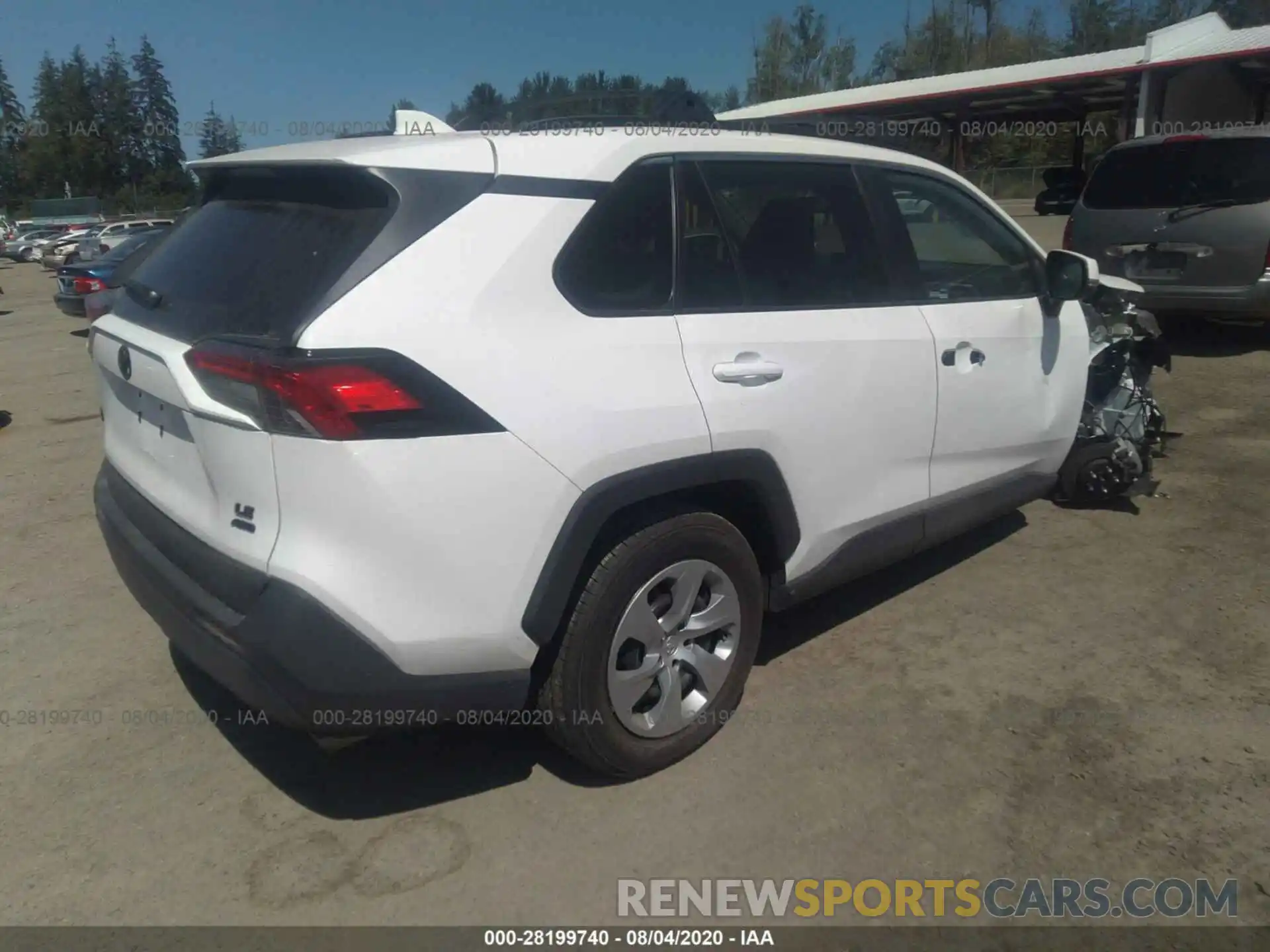 4 Photograph of a damaged car 2T3G1RFV0LC063992 TOYOTA RAV4 2020