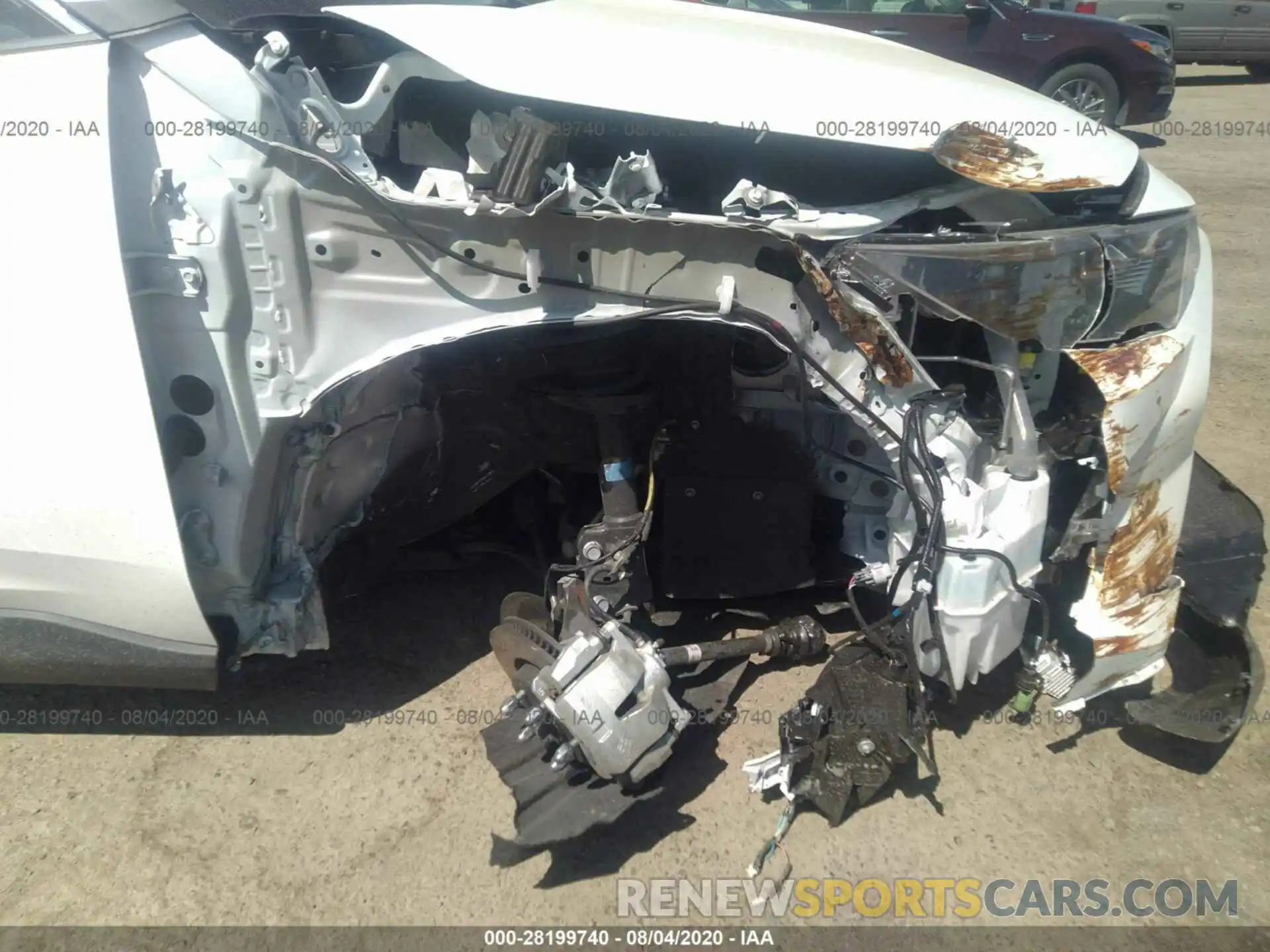 6 Photograph of a damaged car 2T3G1RFV0LC063992 TOYOTA RAV4 2020