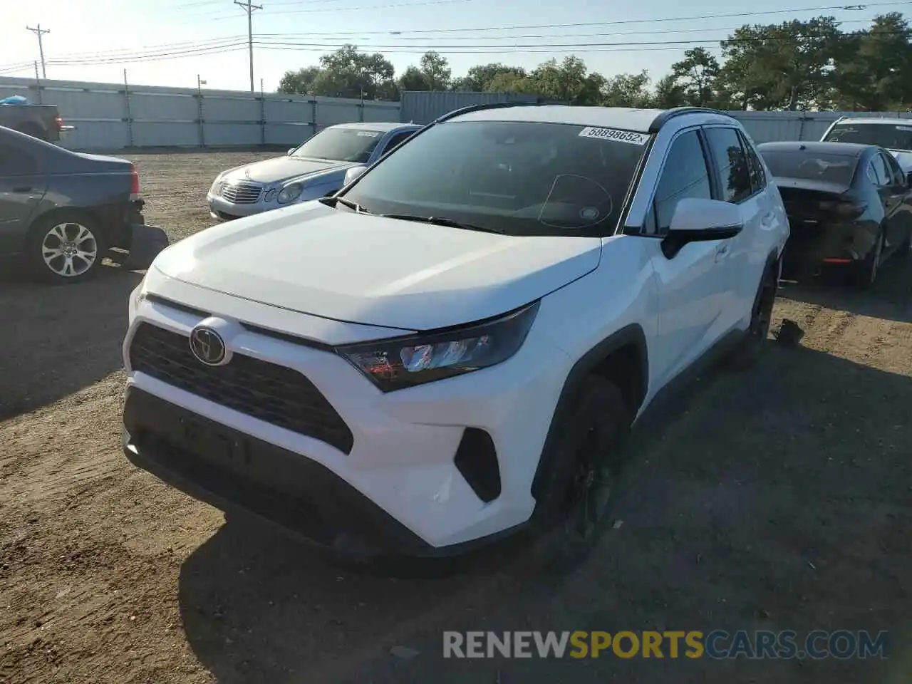 2 Photograph of a damaged car 2T3G1RFV0LC112303 TOYOTA RAV4 2020