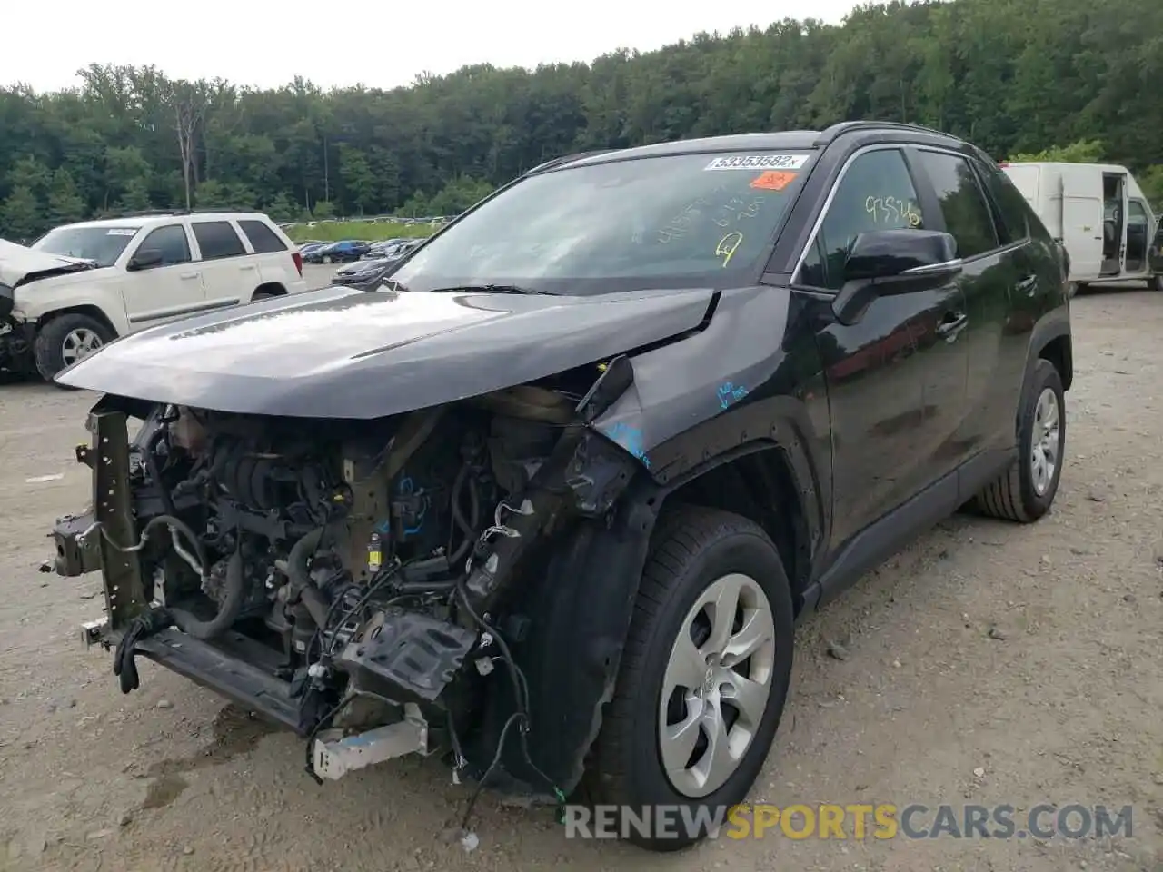 2 Photograph of a damaged car 2T3G1RFV0LW084260 TOYOTA RAV4 2020