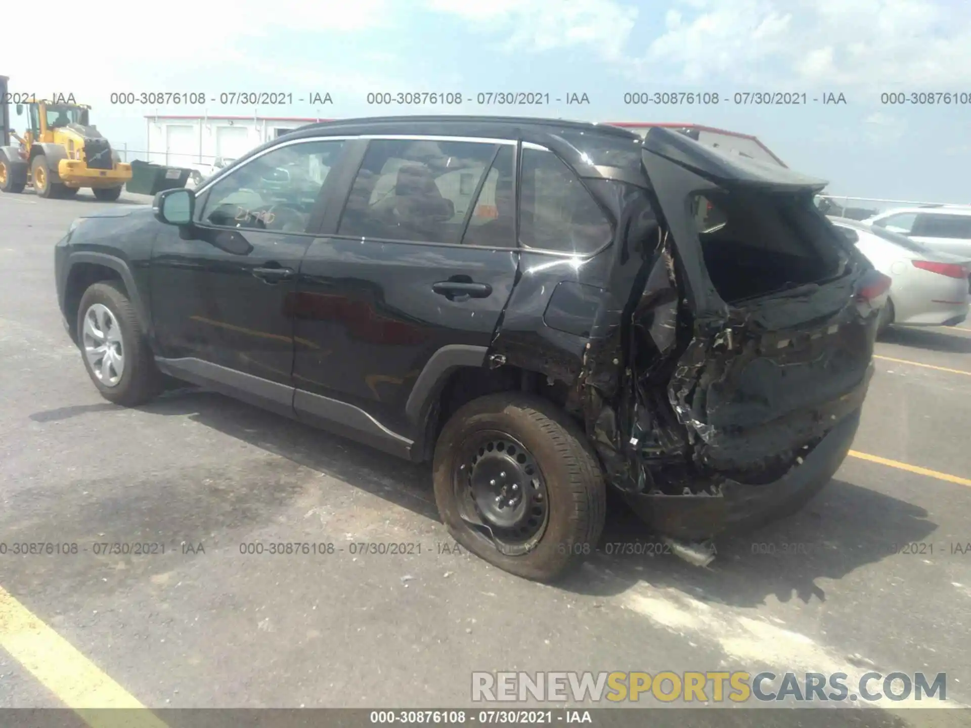 3 Фотография поврежденного автомобиля 2T3G1RFV0LW114700 TOYOTA RAV4 2020