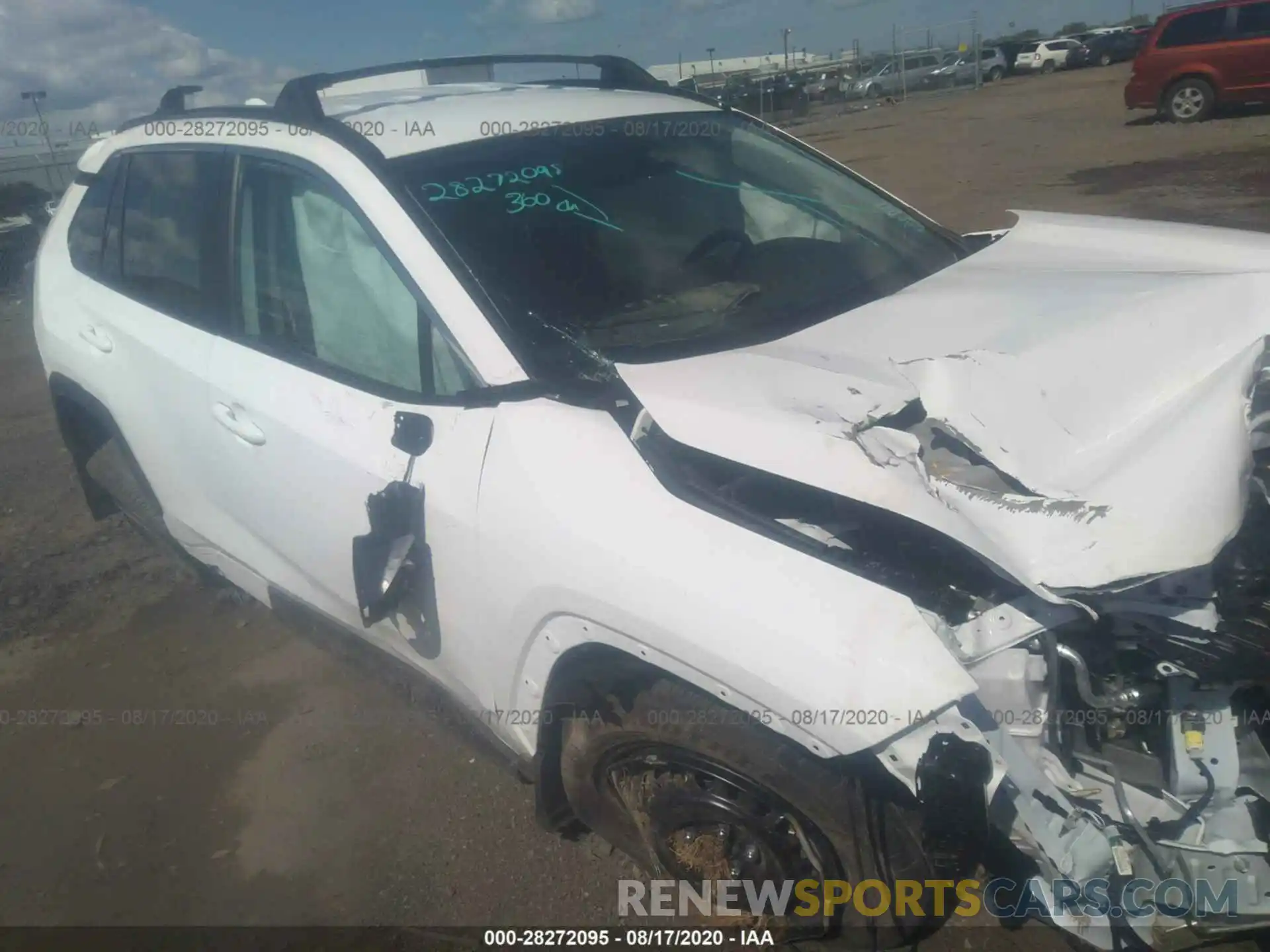 1 Photograph of a damaged car 2T3G1RFV0LW116673 TOYOTA RAV4 2020