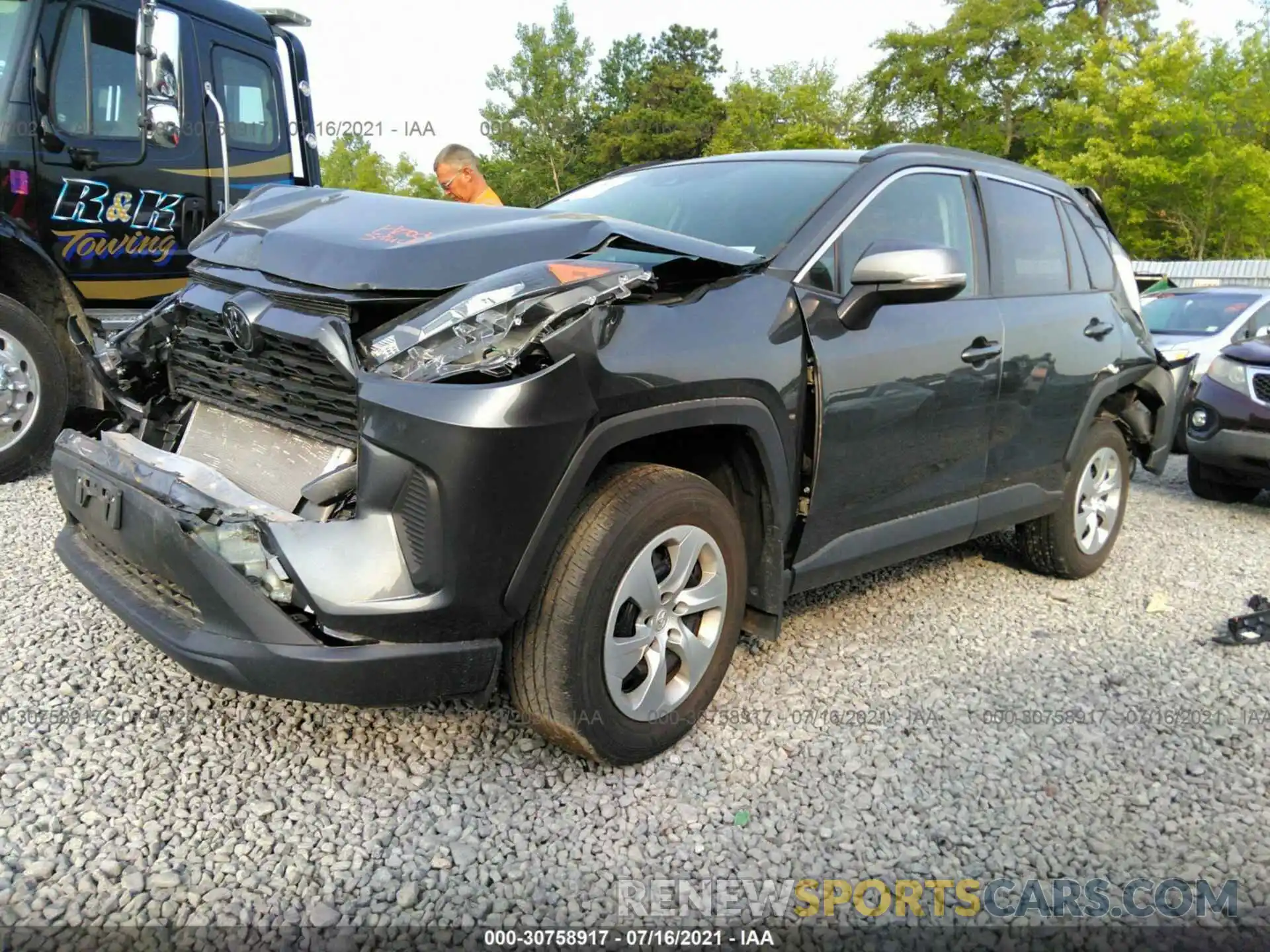 2 Photograph of a damaged car 2T3G1RFV1LC063452 TOYOTA RAV4 2020