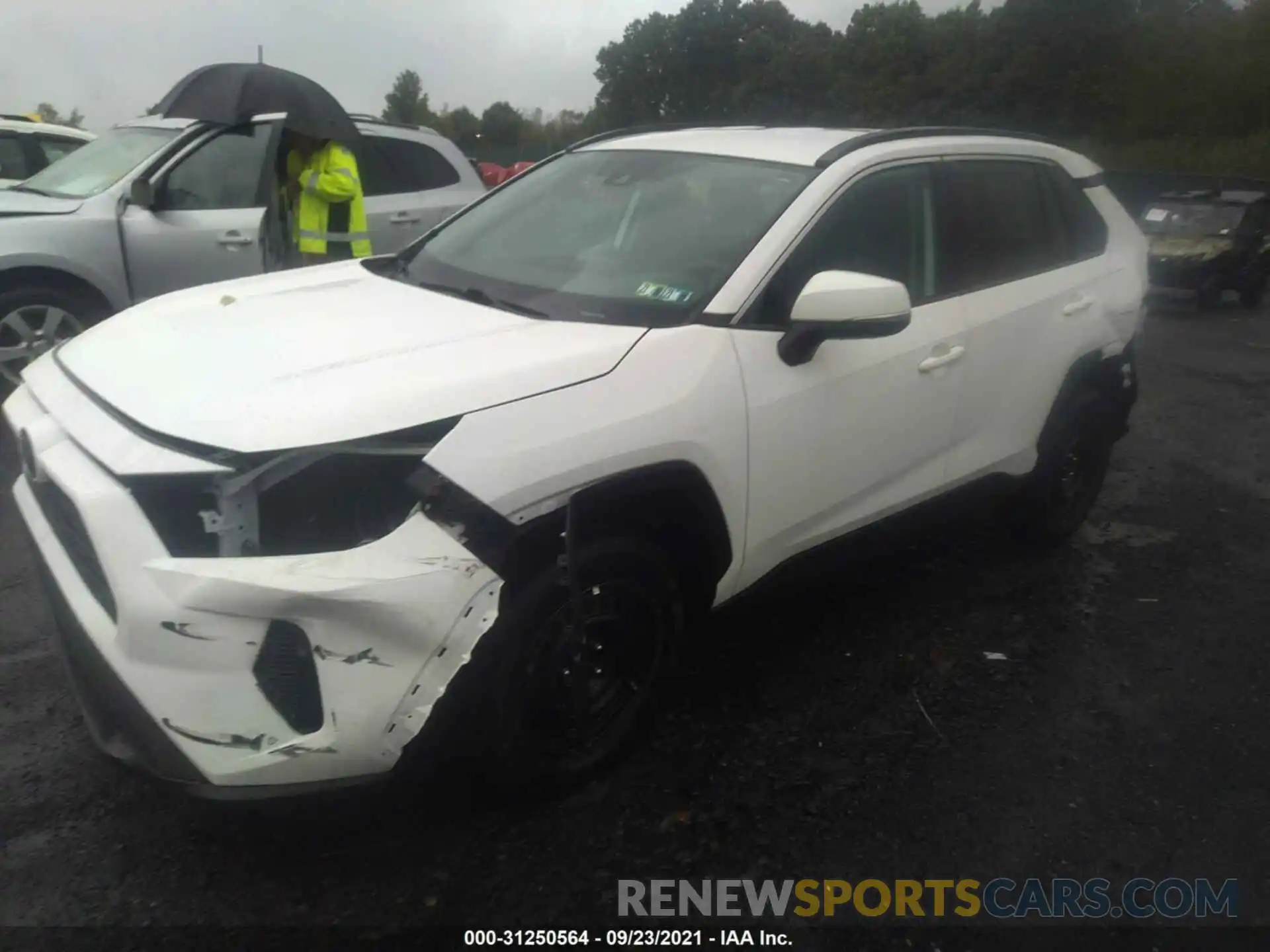 2 Photograph of a damaged car 2T3G1RFV1LC078453 TOYOTA RAV4 2020