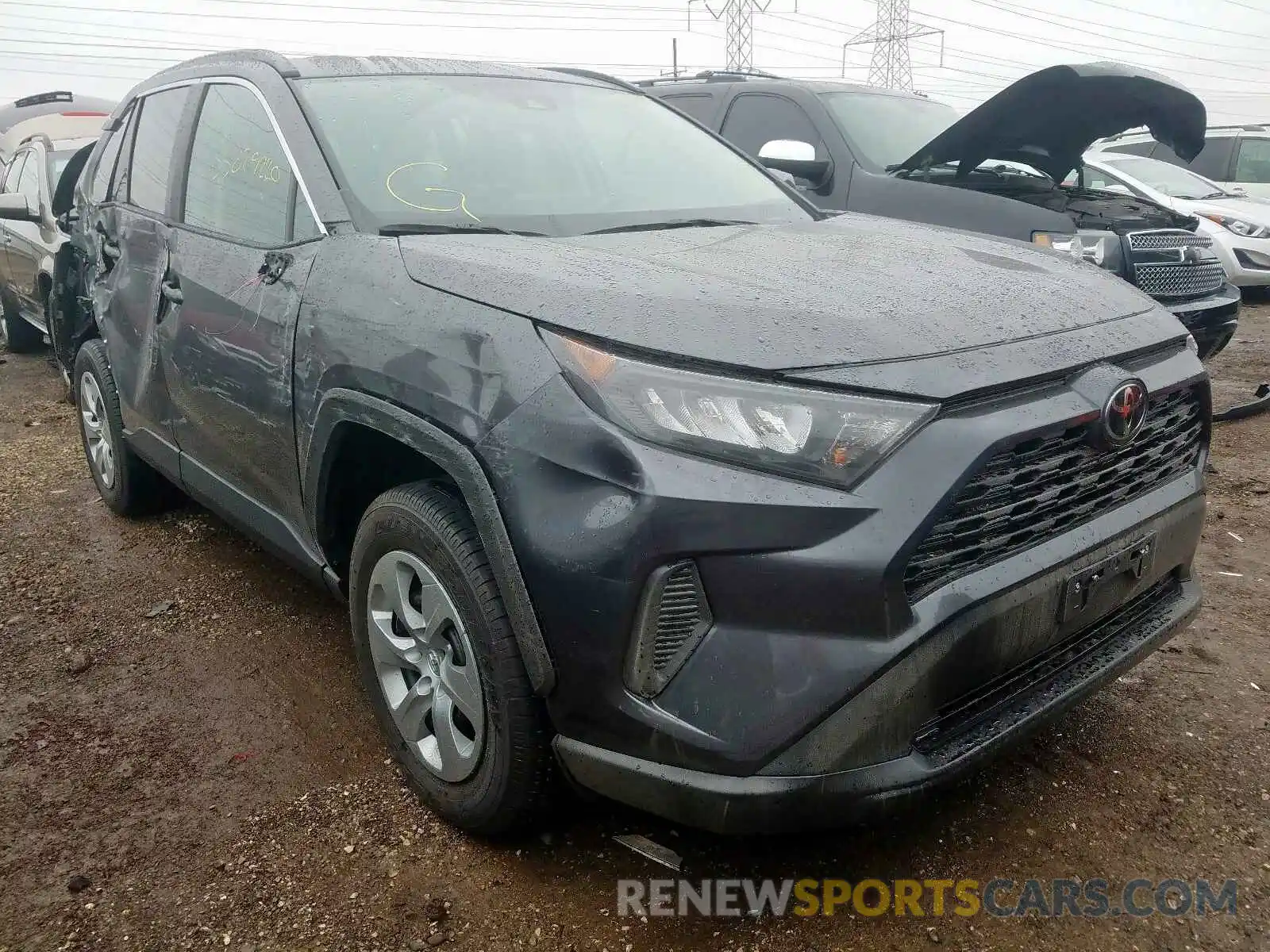 1 Photograph of a damaged car 2T3G1RFV1LC079053 TOYOTA RAV4 2020