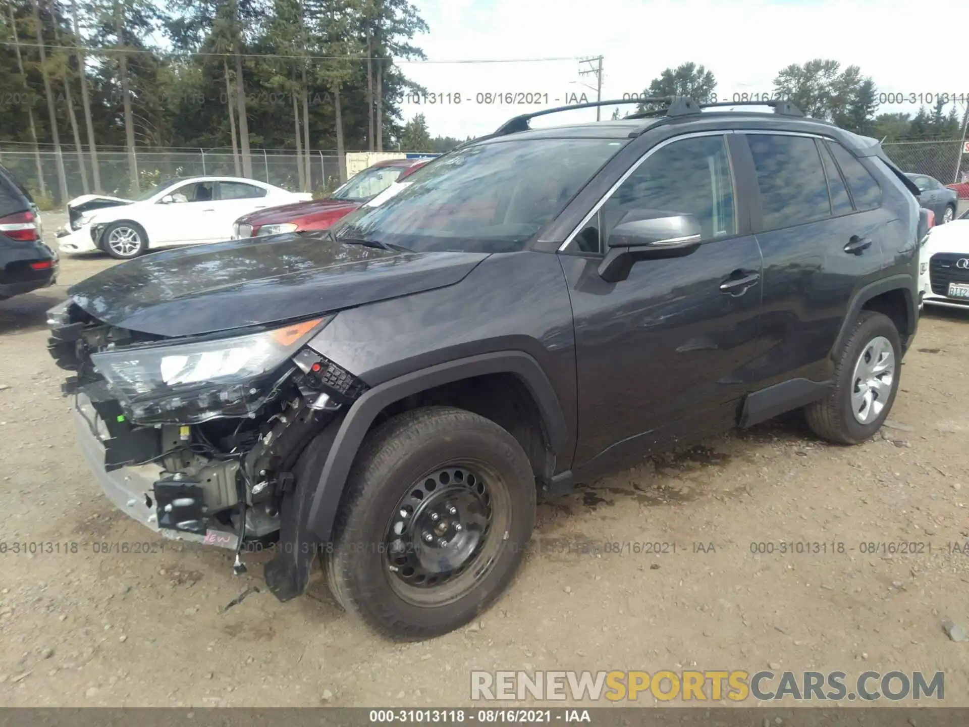 2 Photograph of a damaged car 2T3G1RFV1LW091363 TOYOTA RAV4 2020