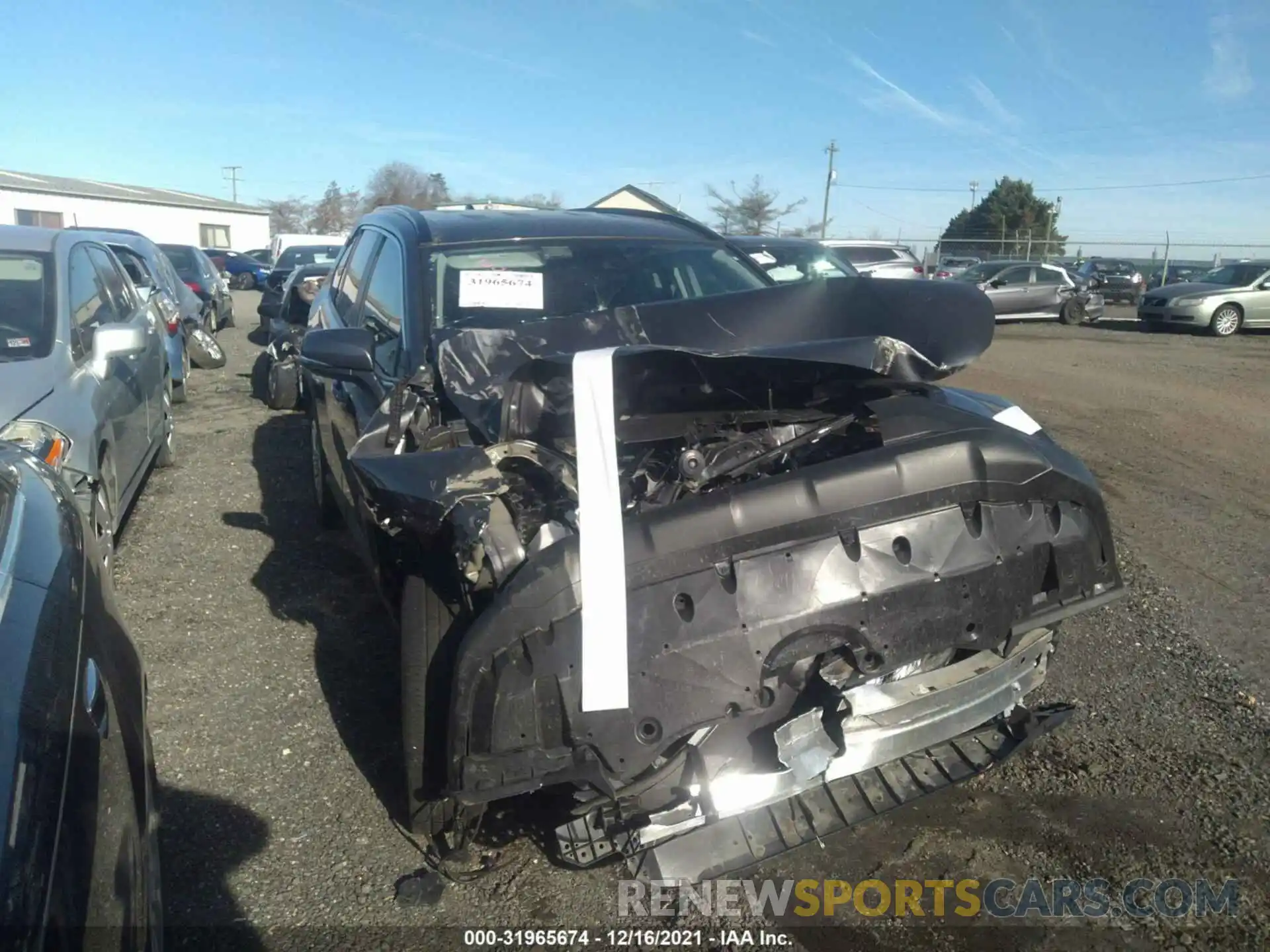 1 Photograph of a damaged car 2T3G1RFV1LW120179 TOYOTA RAV4 2020