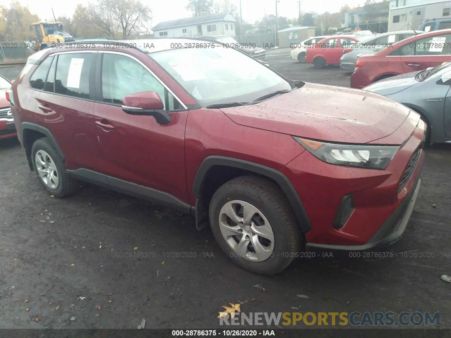 1 Photograph of a damaged car 2T3G1RFV1LW122384 TOYOTA RAV4 2020