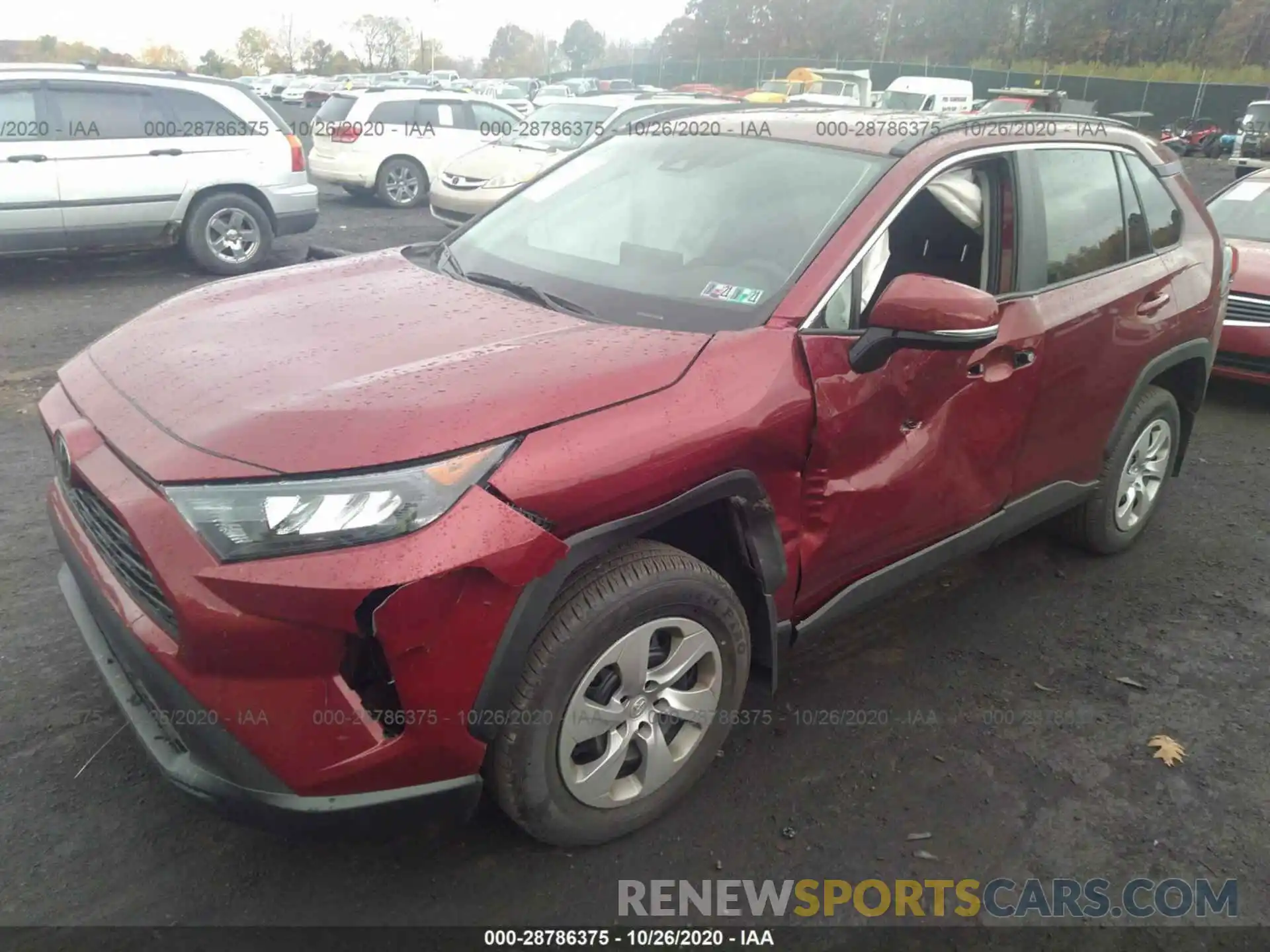 2 Photograph of a damaged car 2T3G1RFV1LW122384 TOYOTA RAV4 2020