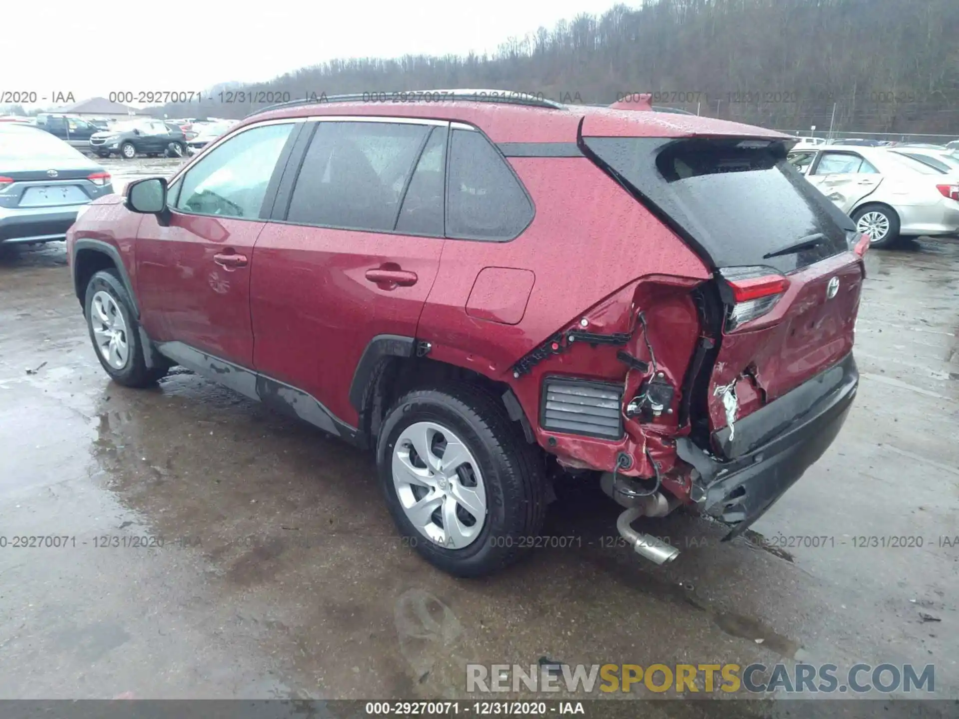 3 Photograph of a damaged car 2T3G1RFV1LW123437 TOYOTA RAV4 2020