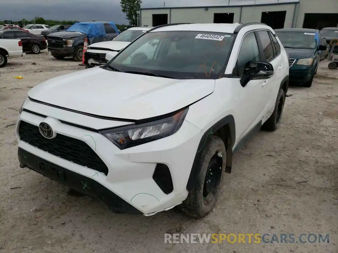 2 Photograph of a damaged car 2T3G1RFV1LW134972 TOYOTA RAV4 2020