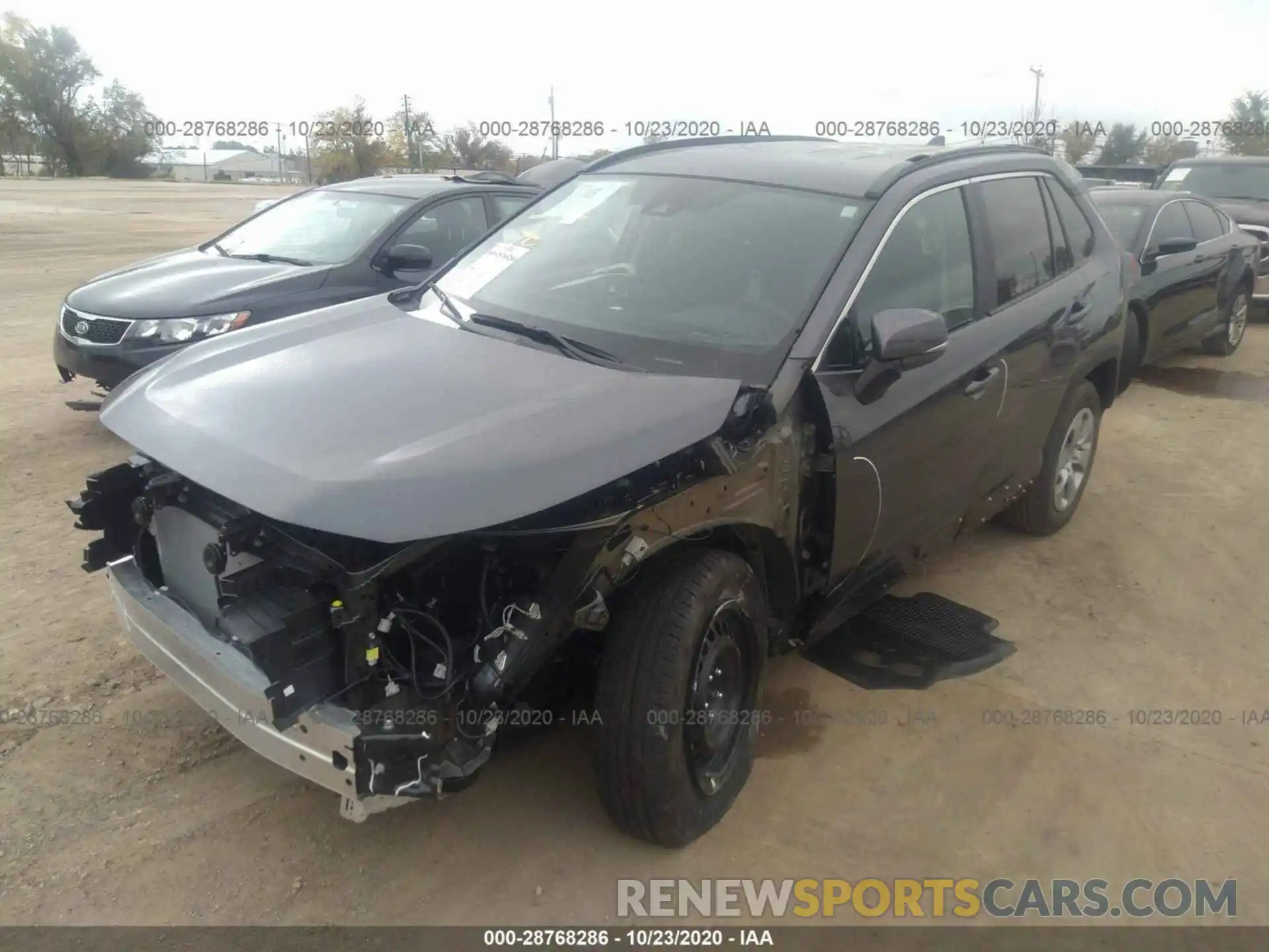 2 Фотография поврежденного автомобиля 2T3G1RFV1LW138813 TOYOTA RAV4 2020