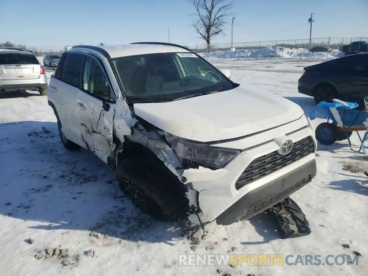 1 Photograph of a damaged car 2T3G1RFV2LC109712 TOYOTA RAV4 2020