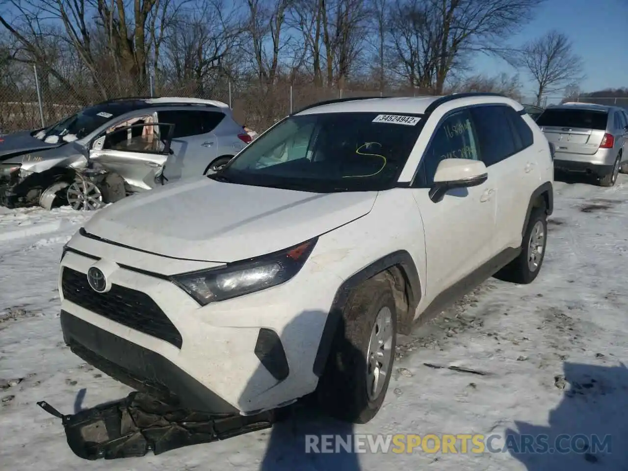 2 Photograph of a damaged car 2T3G1RFV2LC109712 TOYOTA RAV4 2020