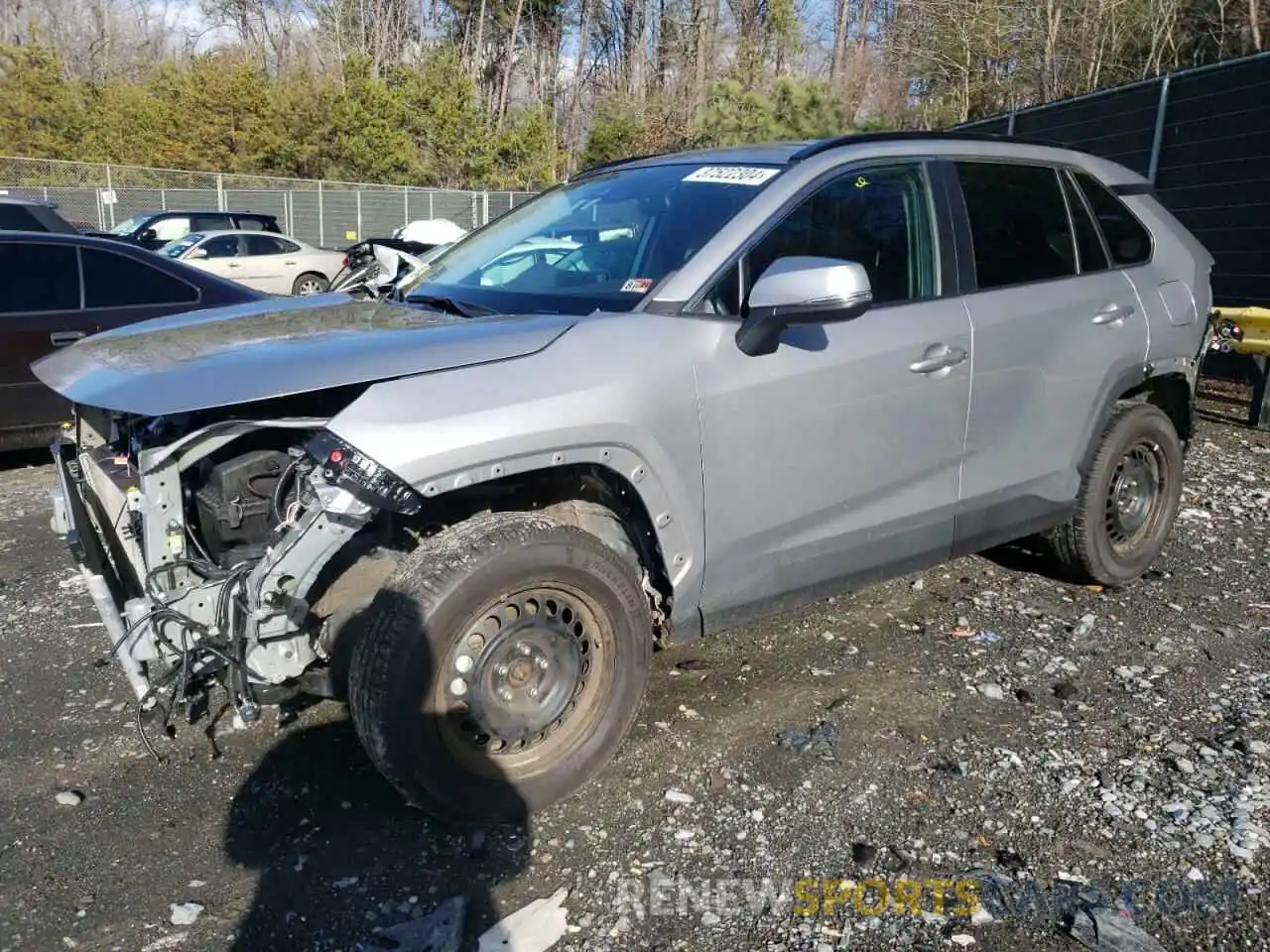 1 Photograph of a damaged car 2T3G1RFV2LC125103 TOYOTA RAV4 2020