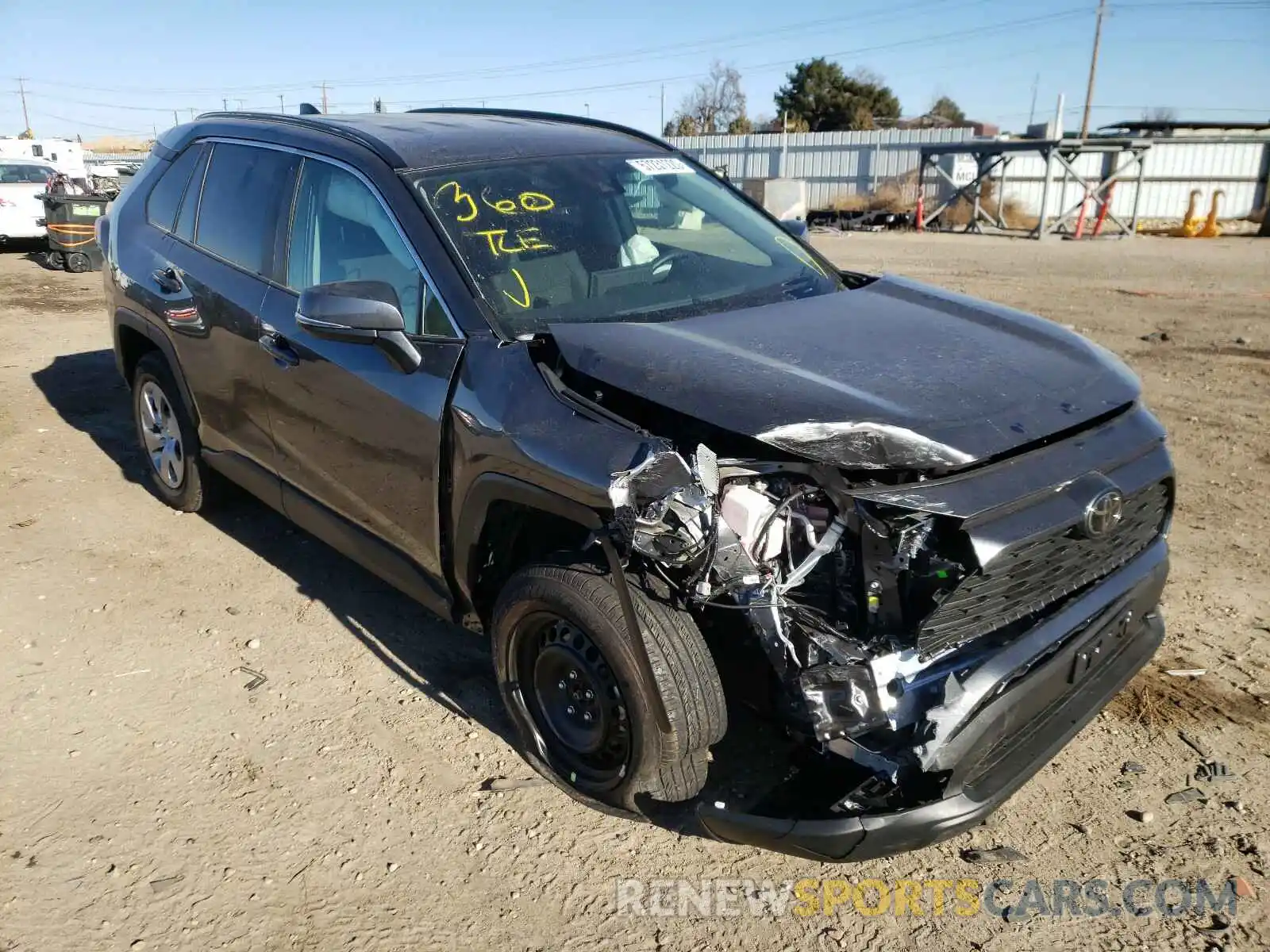 1 Photograph of a damaged car 2T3G1RFV2LC136618 TOYOTA RAV4 2020