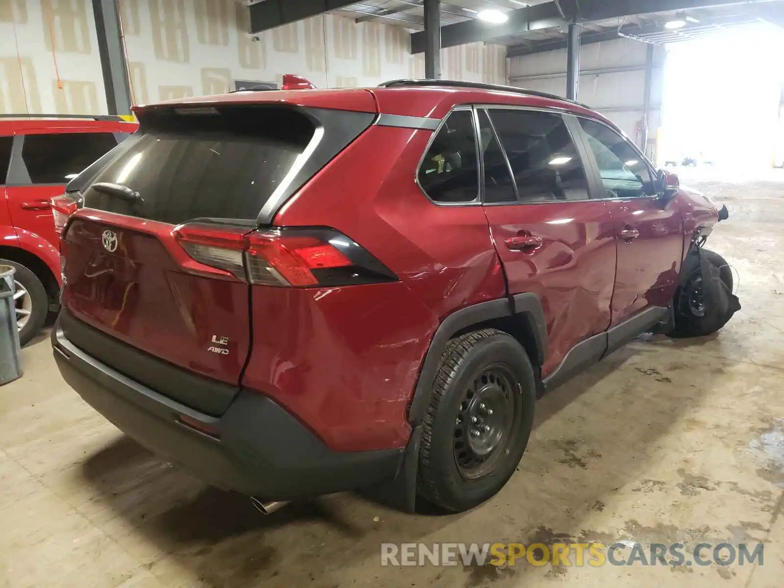 4 Photograph of a damaged car 2T3G1RFV2LW090769 TOYOTA RAV4 2020