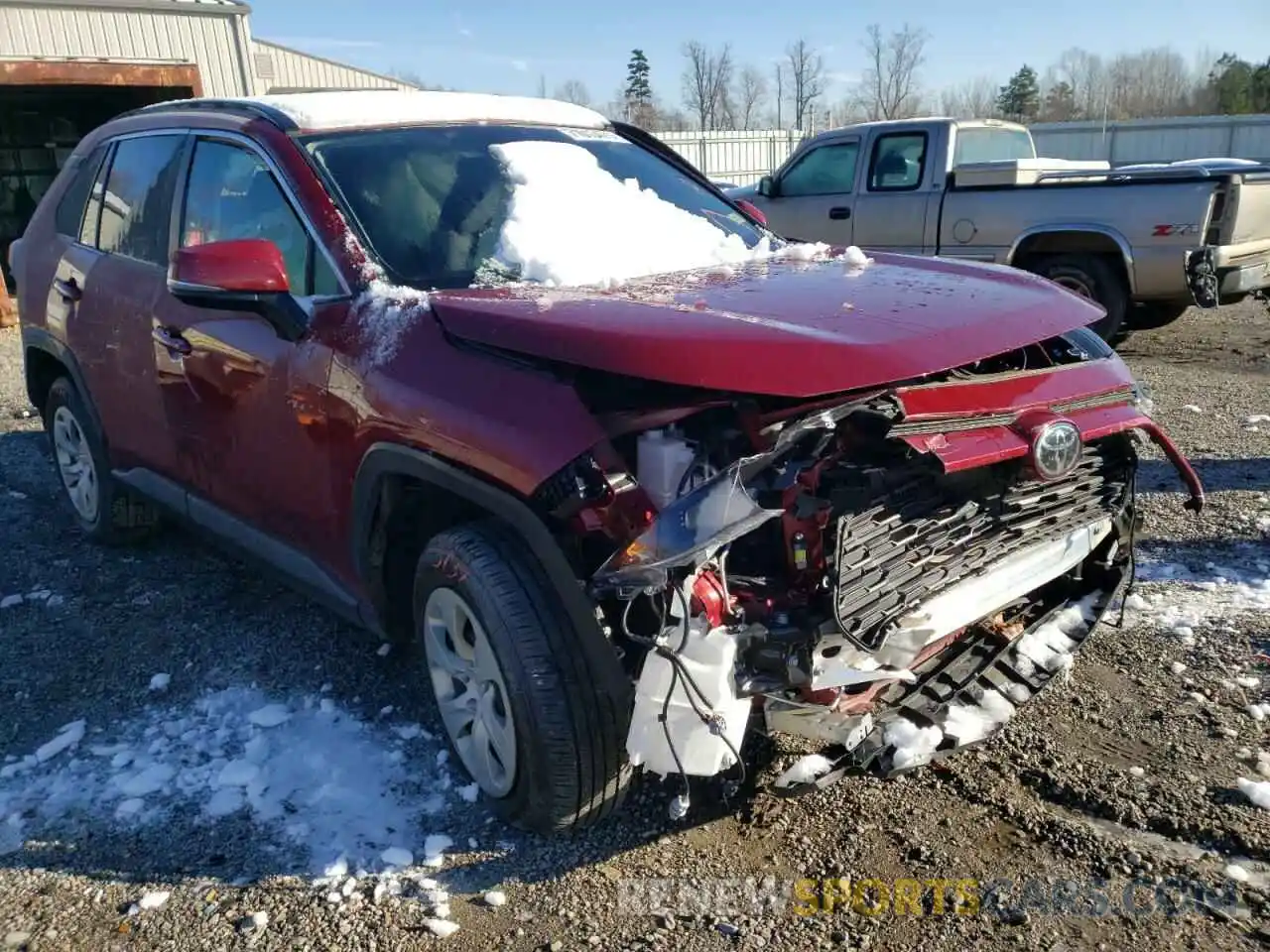 1 Photograph of a damaged car 2T3G1RFV2LW108817 TOYOTA RAV4 2020