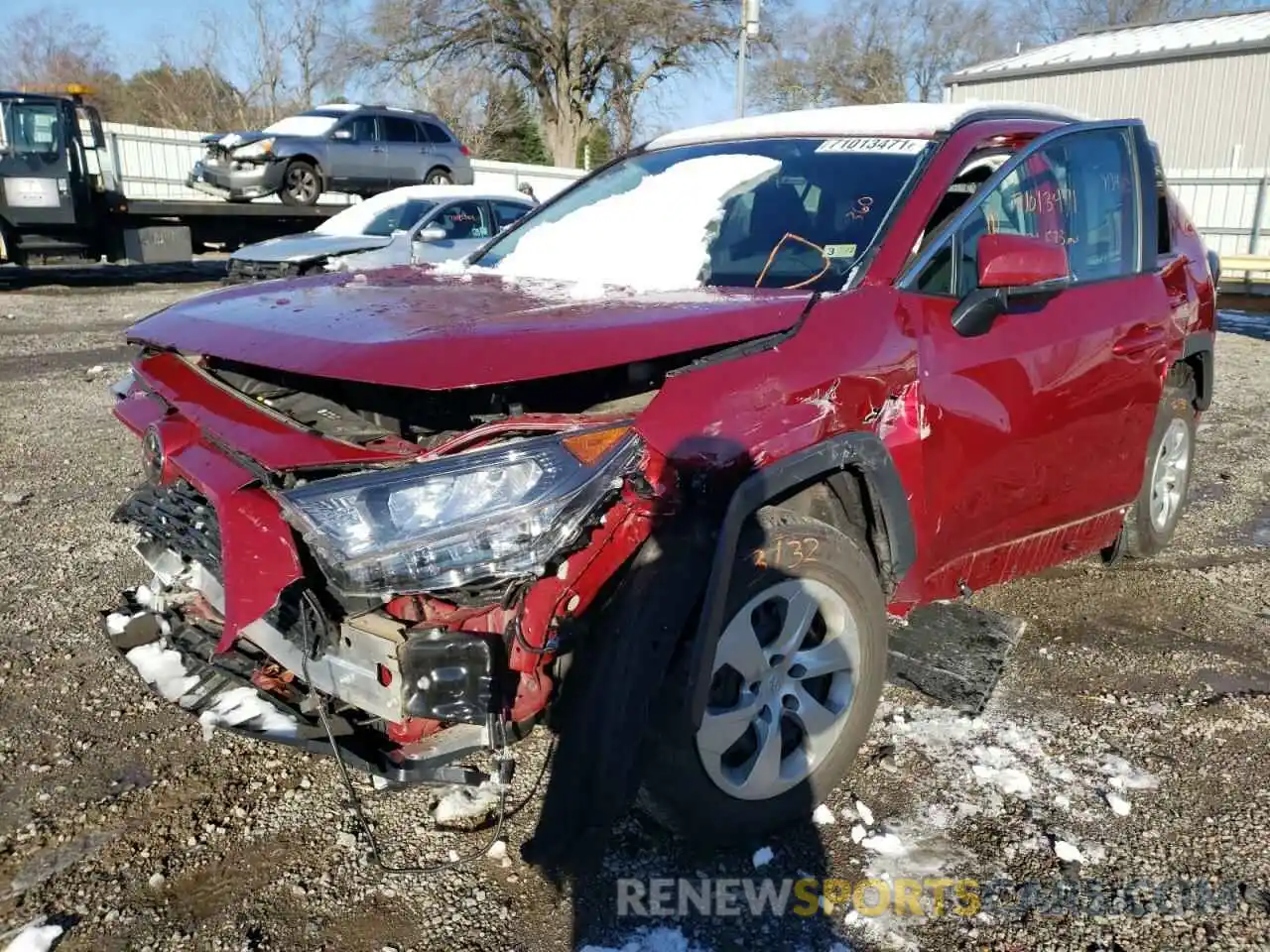 2 Photograph of a damaged car 2T3G1RFV2LW108817 TOYOTA RAV4 2020