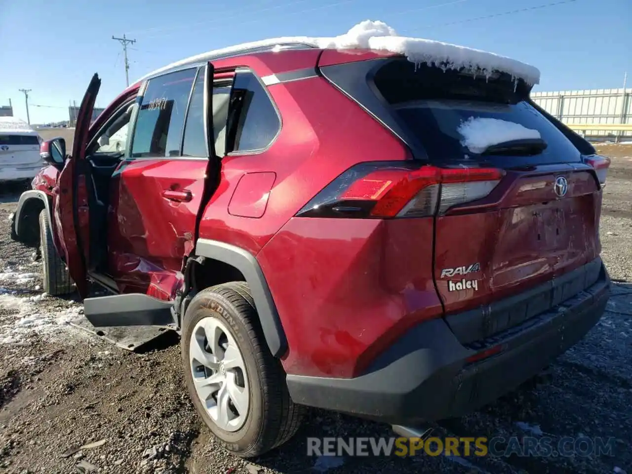 3 Photograph of a damaged car 2T3G1RFV2LW108817 TOYOTA RAV4 2020