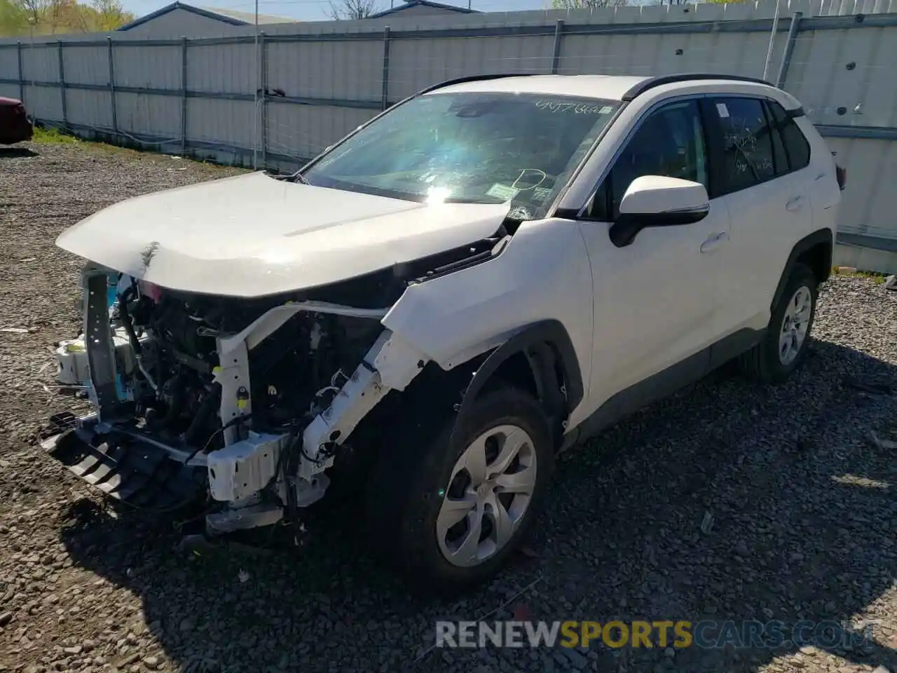 2 Photograph of a damaged car 2T3G1RFV2LW127285 TOYOTA RAV4 2020