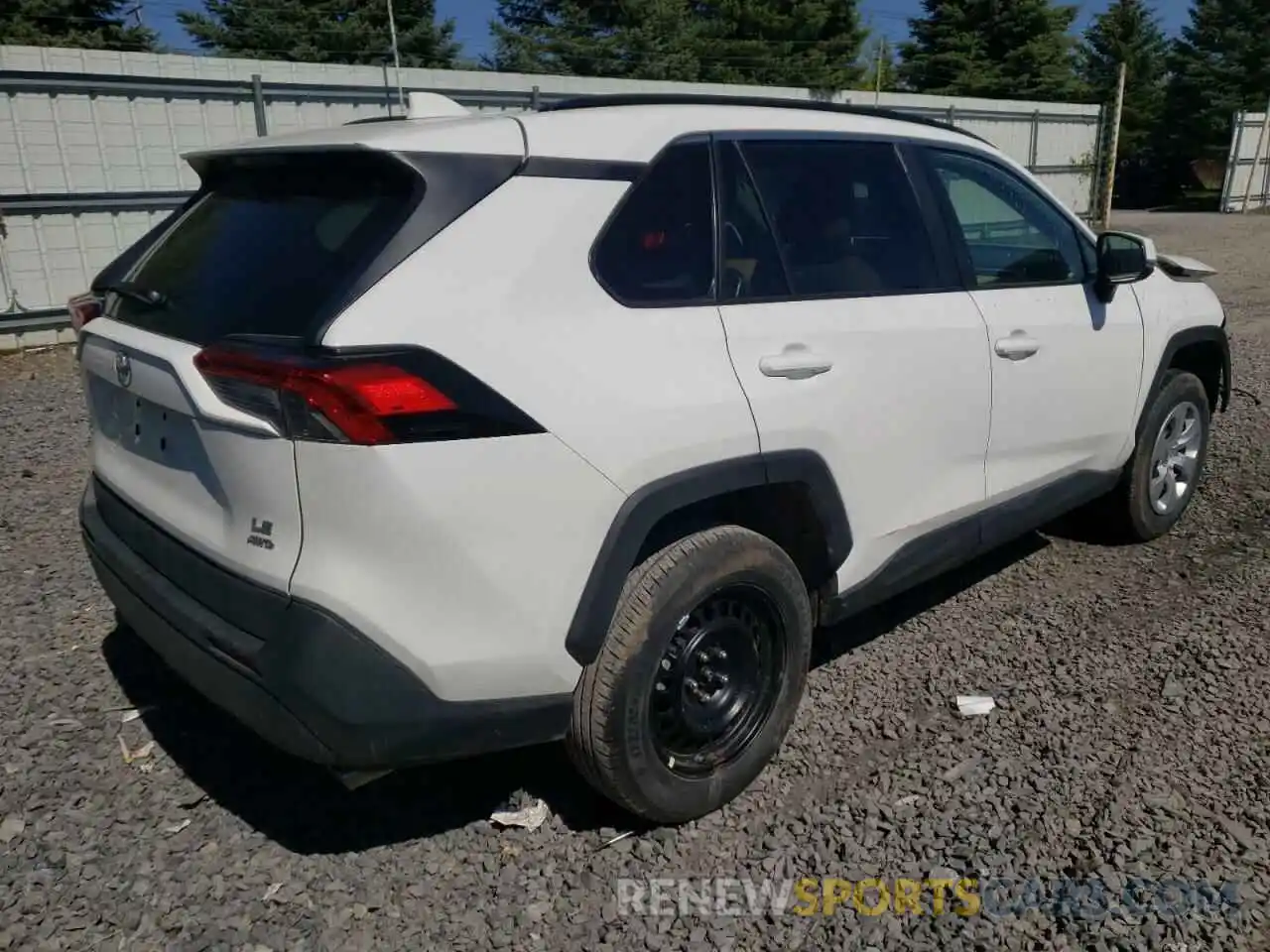 4 Photograph of a damaged car 2T3G1RFV2LW127285 TOYOTA RAV4 2020