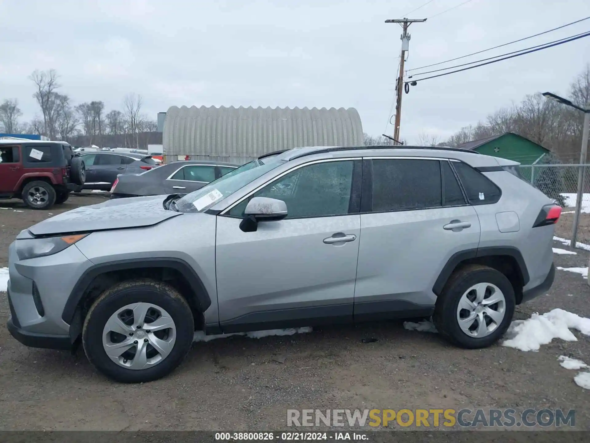 14 Photograph of a damaged car 2T3G1RFV2LW135614 TOYOTA RAV4 2020