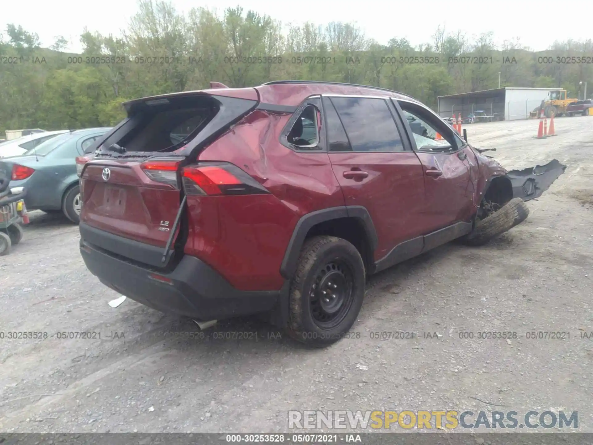 4 Фотография поврежденного автомобиля 2T3G1RFV2LW136374 TOYOTA RAV4 2020