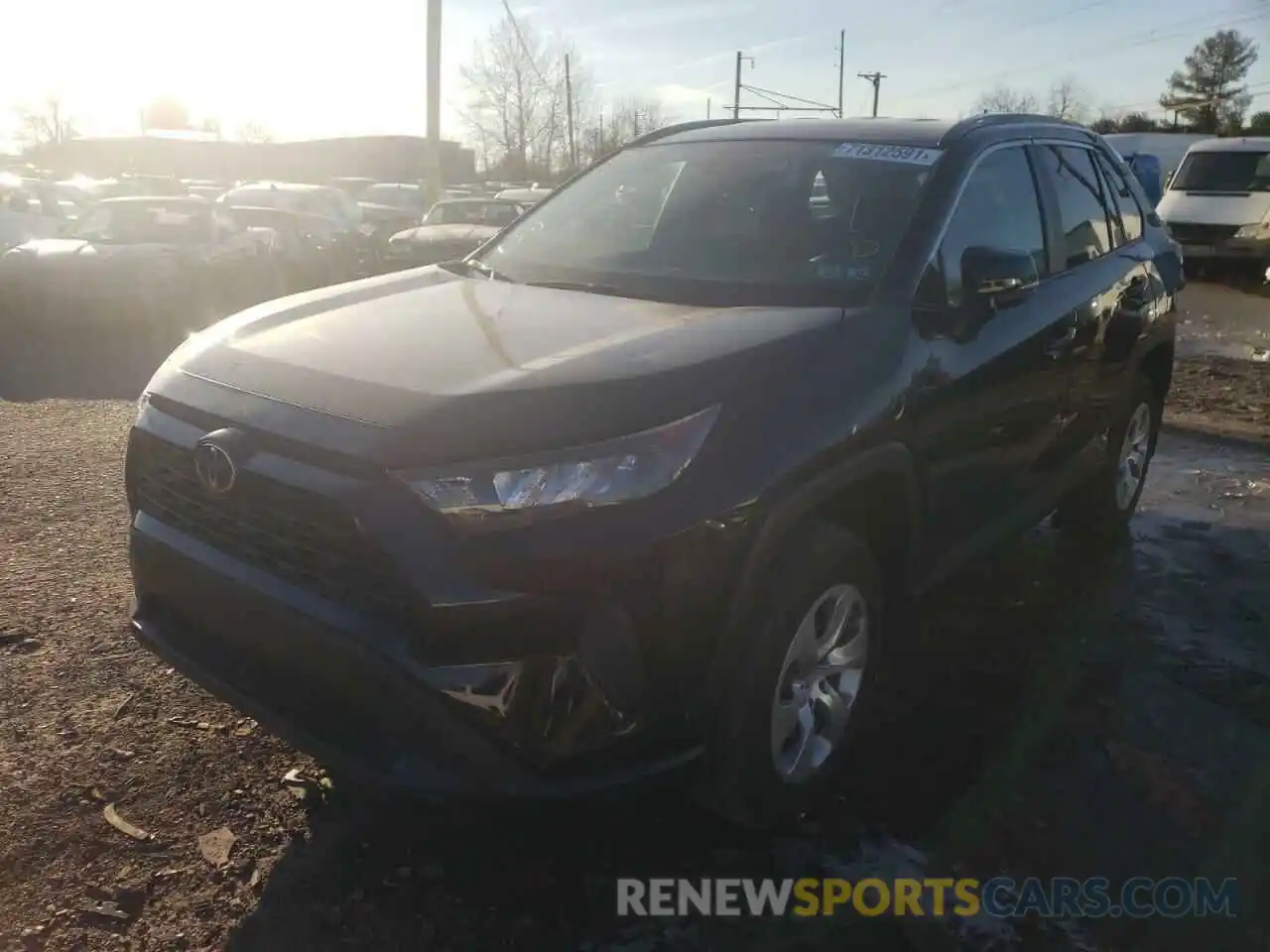 2 Photograph of a damaged car 2T3G1RFV2LW136844 TOYOTA RAV4 2020