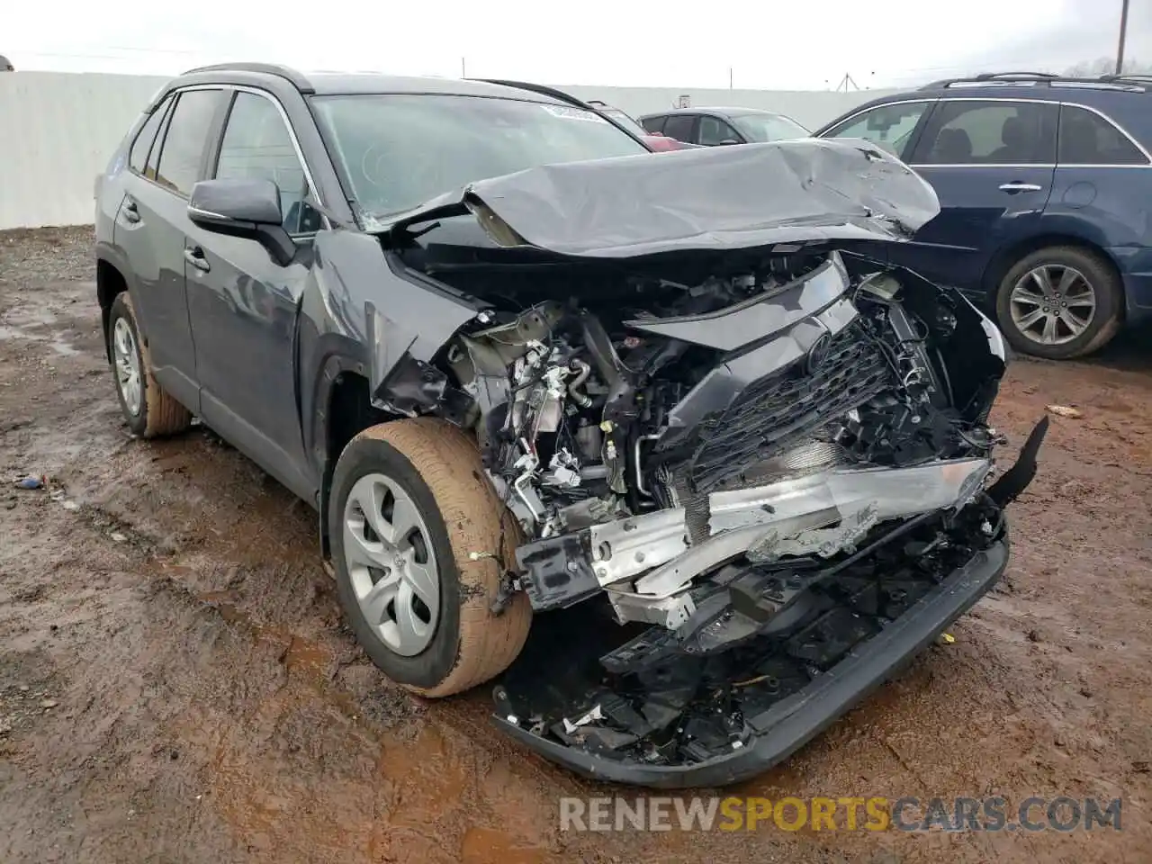 1 Photograph of a damaged car 2T3G1RFV3LC080656 TOYOTA RAV4 2020