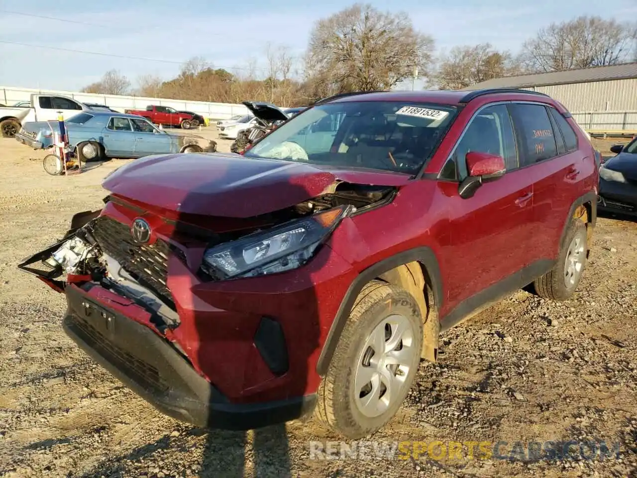 2 Photograph of a damaged car 2T3G1RFV3LC140564 TOYOTA RAV4 2020