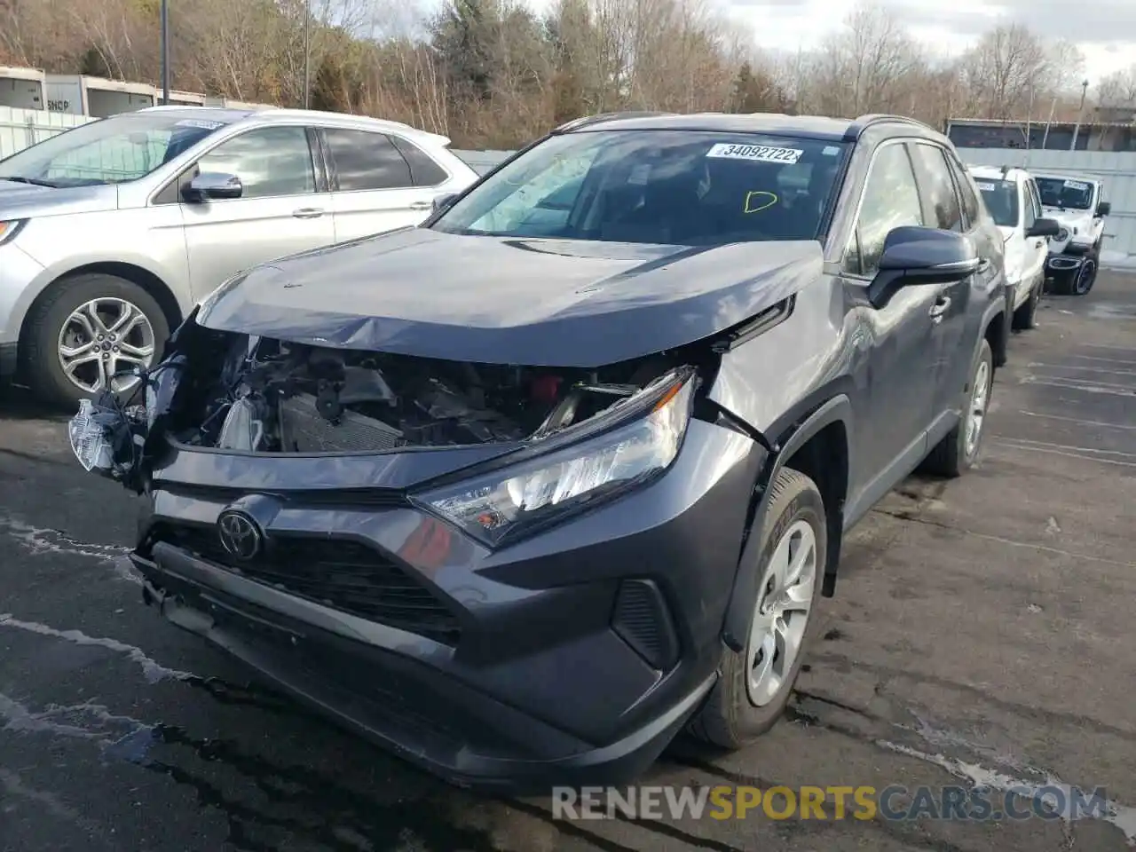 2 Photograph of a damaged car 2T3G1RFV3LW104419 TOYOTA RAV4 2020