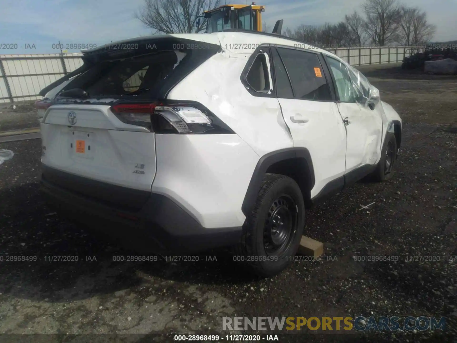 4 Photograph of a damaged car 2T3G1RFV4LC102924 TOYOTA RAV4 2020