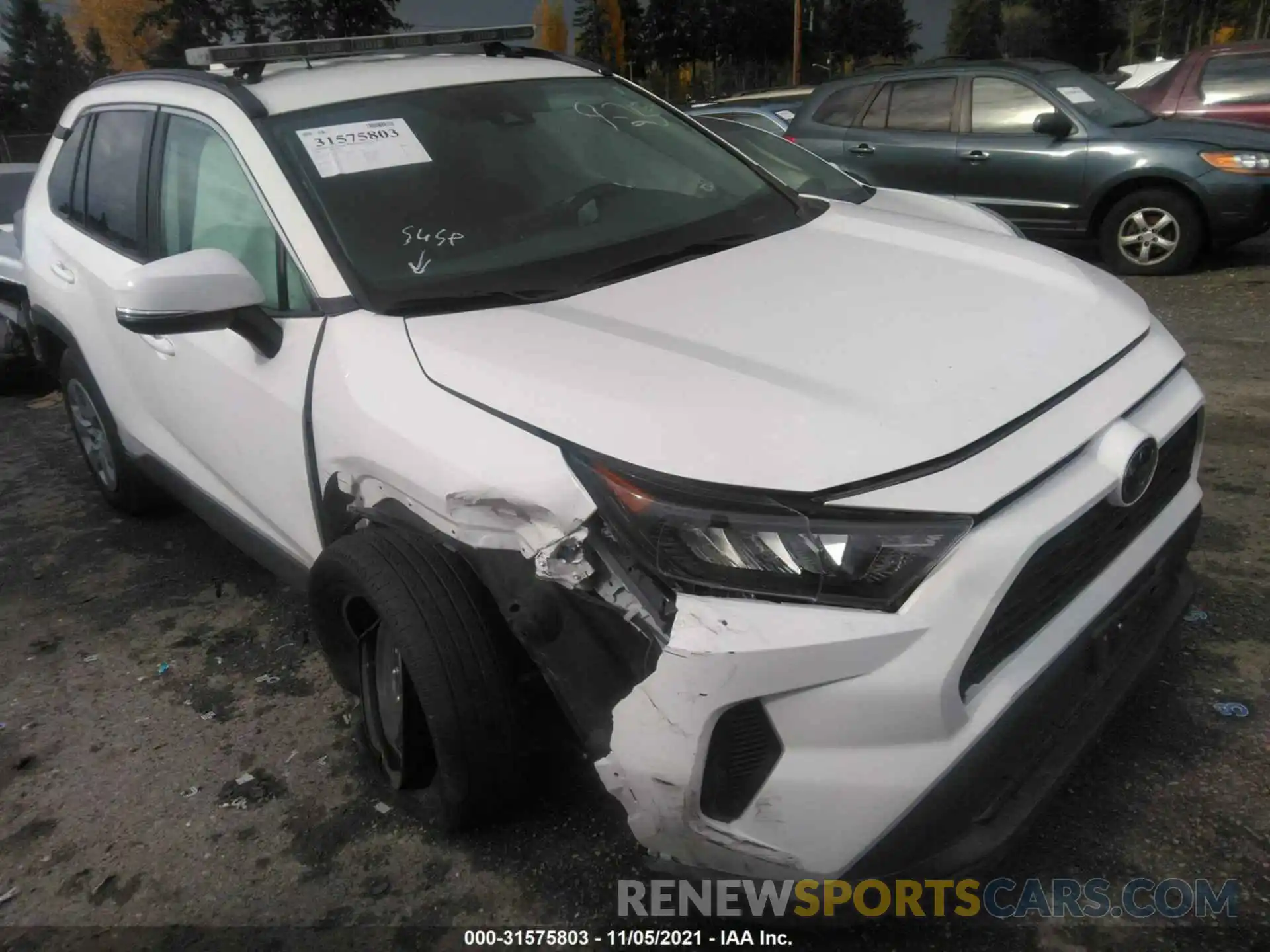 1 Photograph of a damaged car 2T3G1RFV4LC106813 TOYOTA RAV4 2020