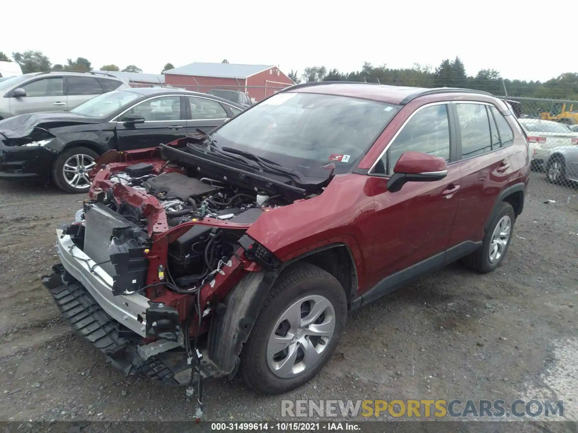 2 Photograph of a damaged car 2T3G1RFV4LC124552 TOYOTA RAV4 2020