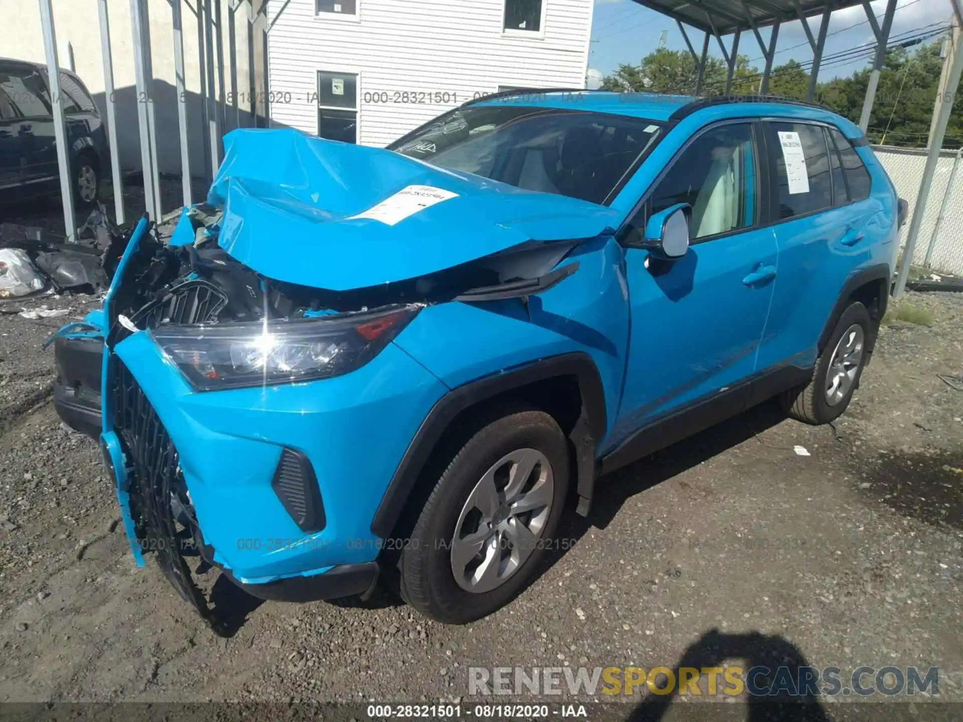 2 Фотография поврежденного автомобиля 2T3G1RFV4LW086061 TOYOTA RAV4 2020