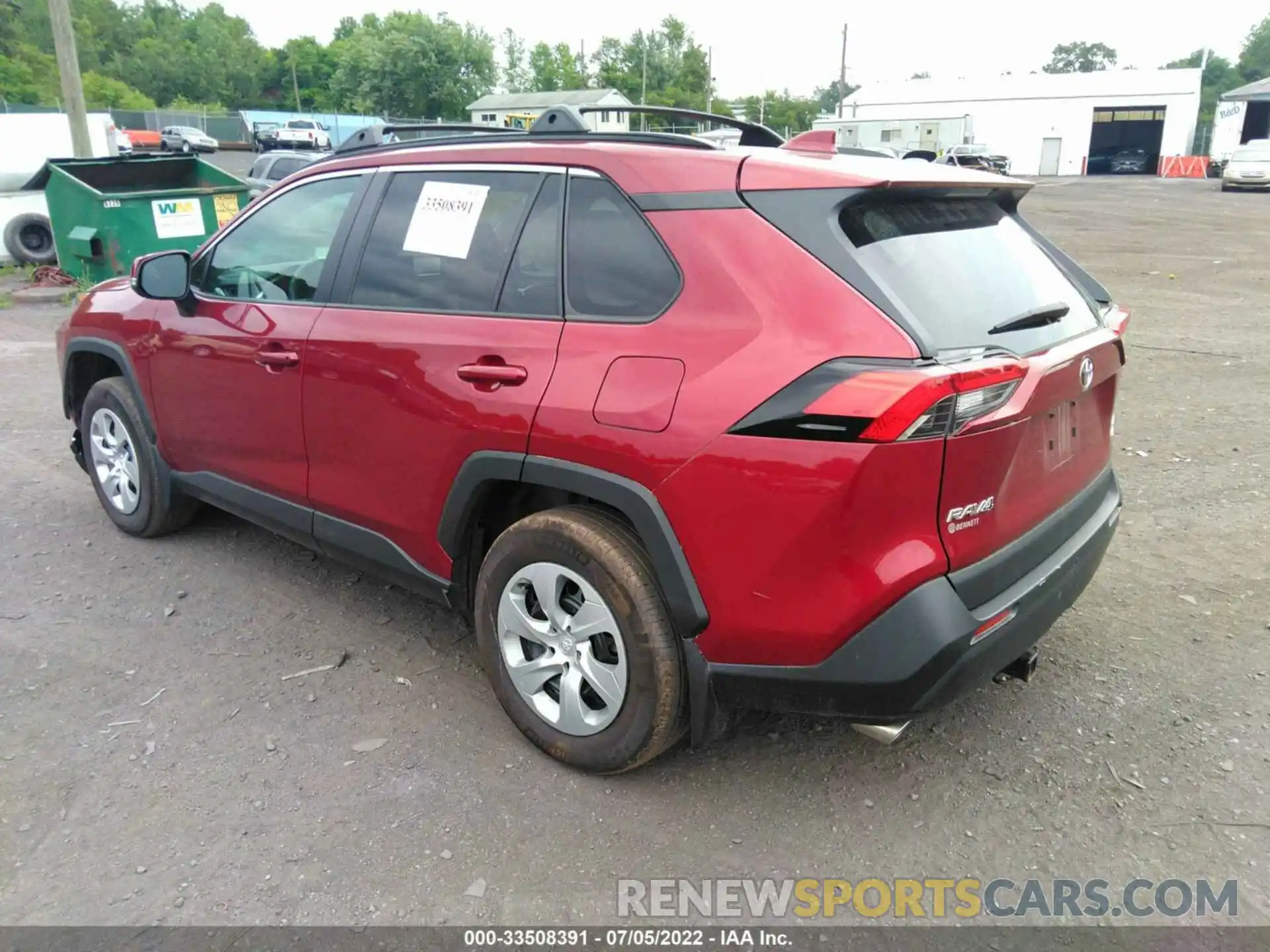 3 Photograph of a damaged car 2T3G1RFV4LW086626 TOYOTA RAV4 2020