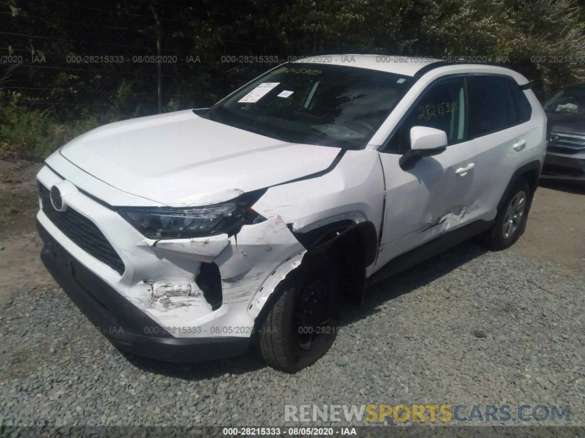 2 Photograph of a damaged car 2T3G1RFV4LW088246 TOYOTA RAV4 2020