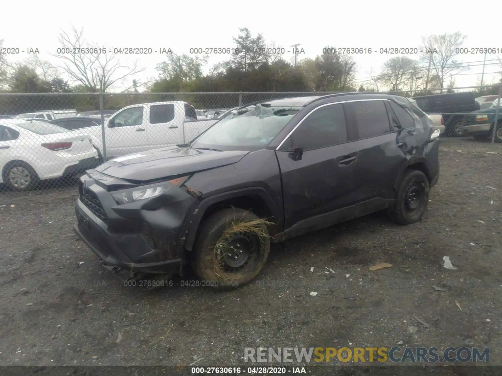 2 Photograph of a damaged car 2T3G1RFV4LW091518 TOYOTA RAV4 2020