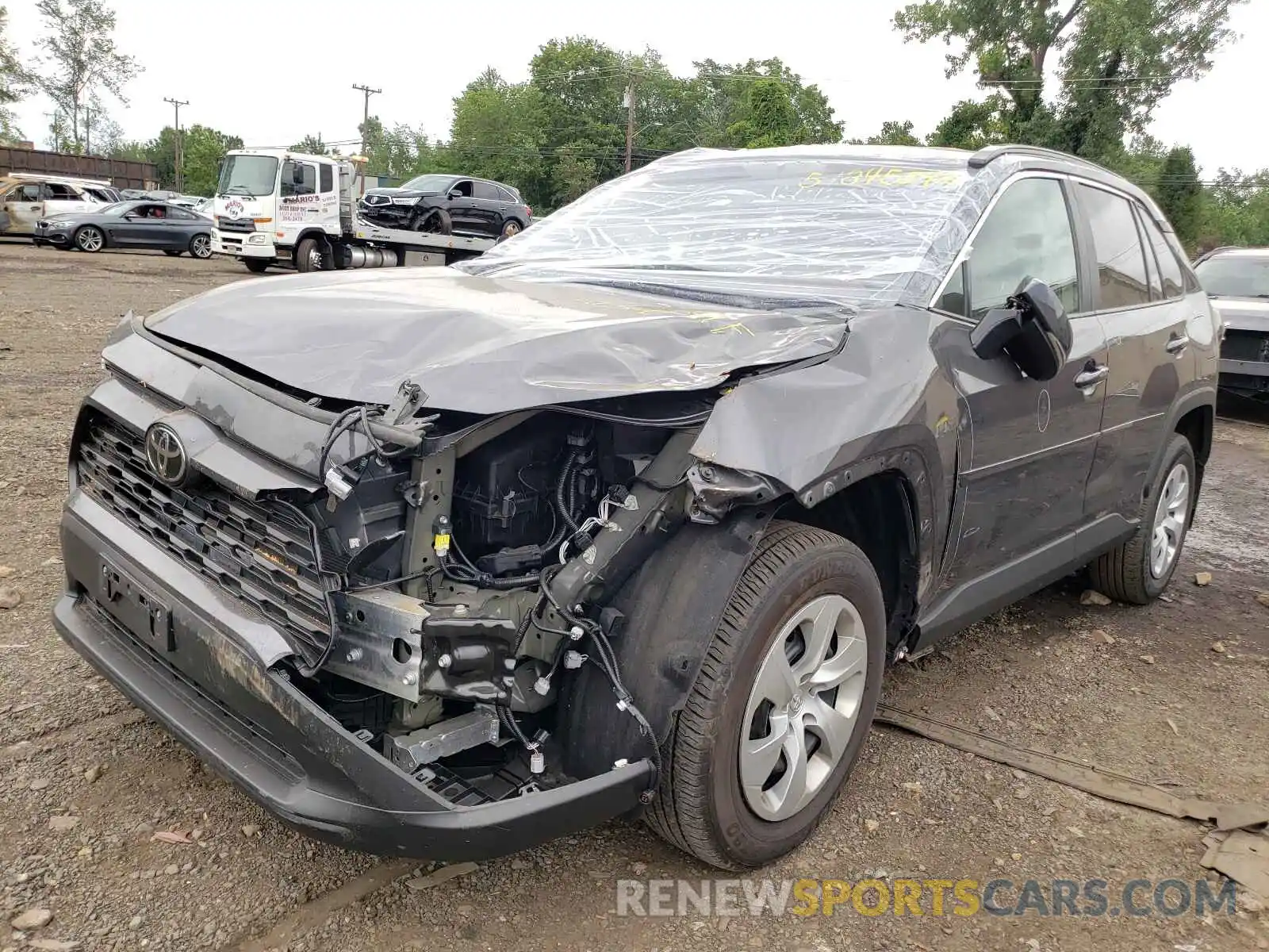 2 Photograph of a damaged car 2T3G1RFV4LW099439 TOYOTA RAV4 2020