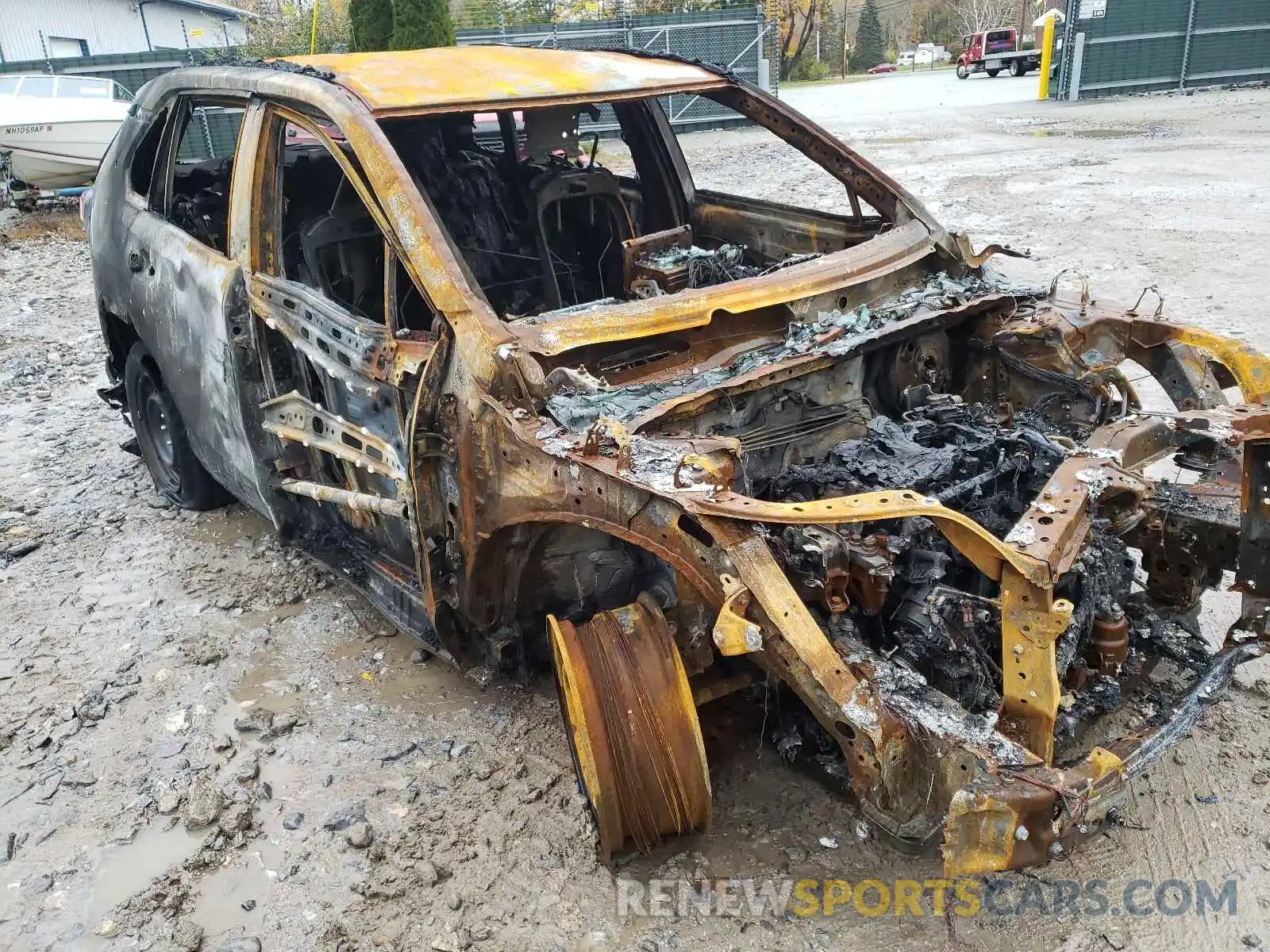 1 Photograph of a damaged car 2T3G1RFV4LW105448 TOYOTA RAV4 2020